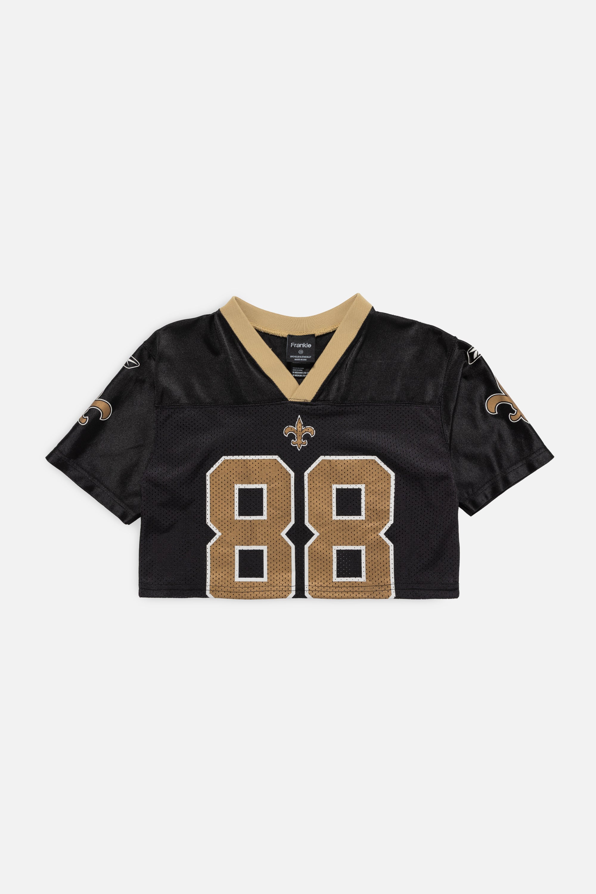 Rework New Orleans Saints  Crop Jersey