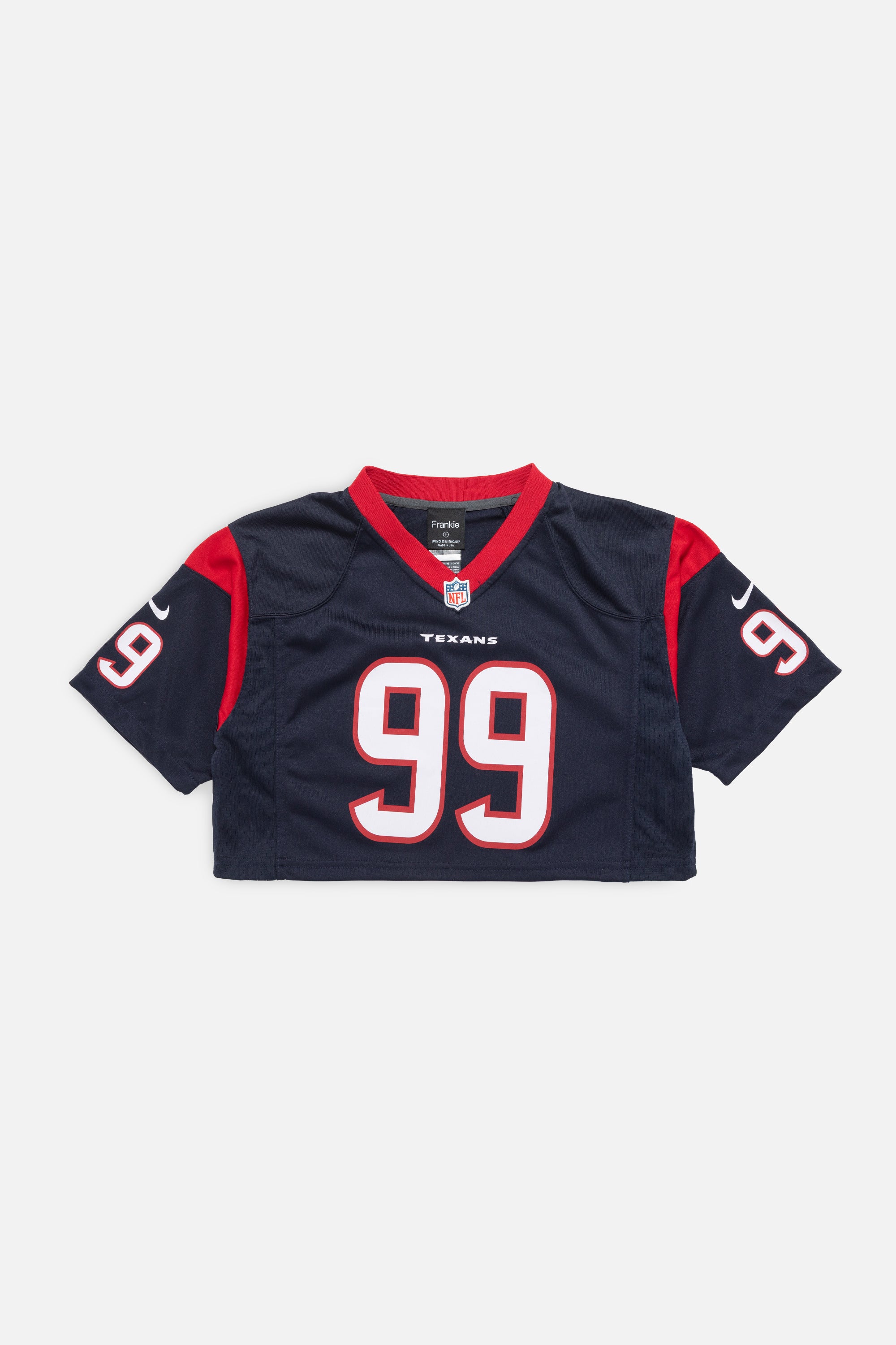 Rework Houston Texans Crop Jersey