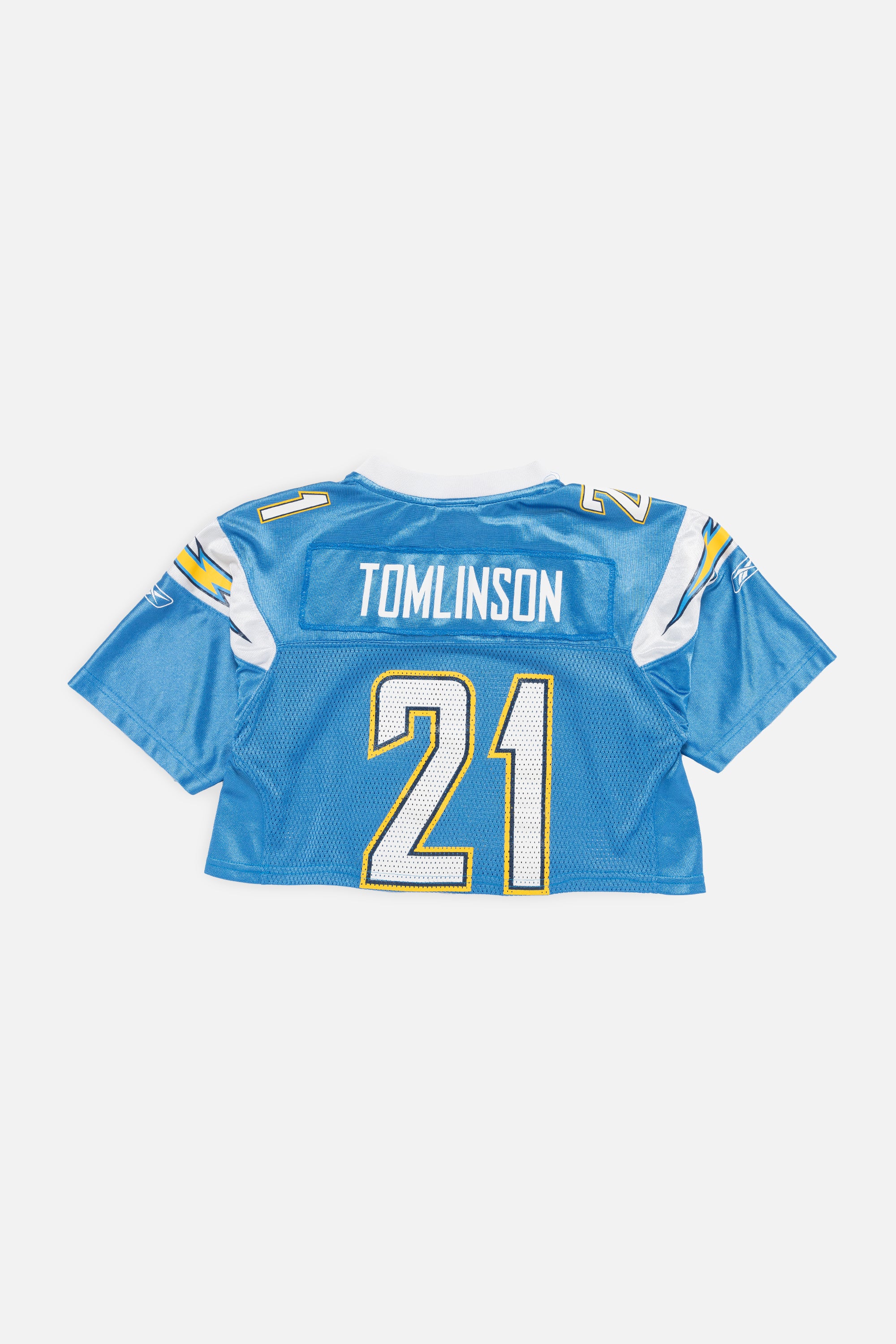 Rework San Diego Chargers Crop Jersey