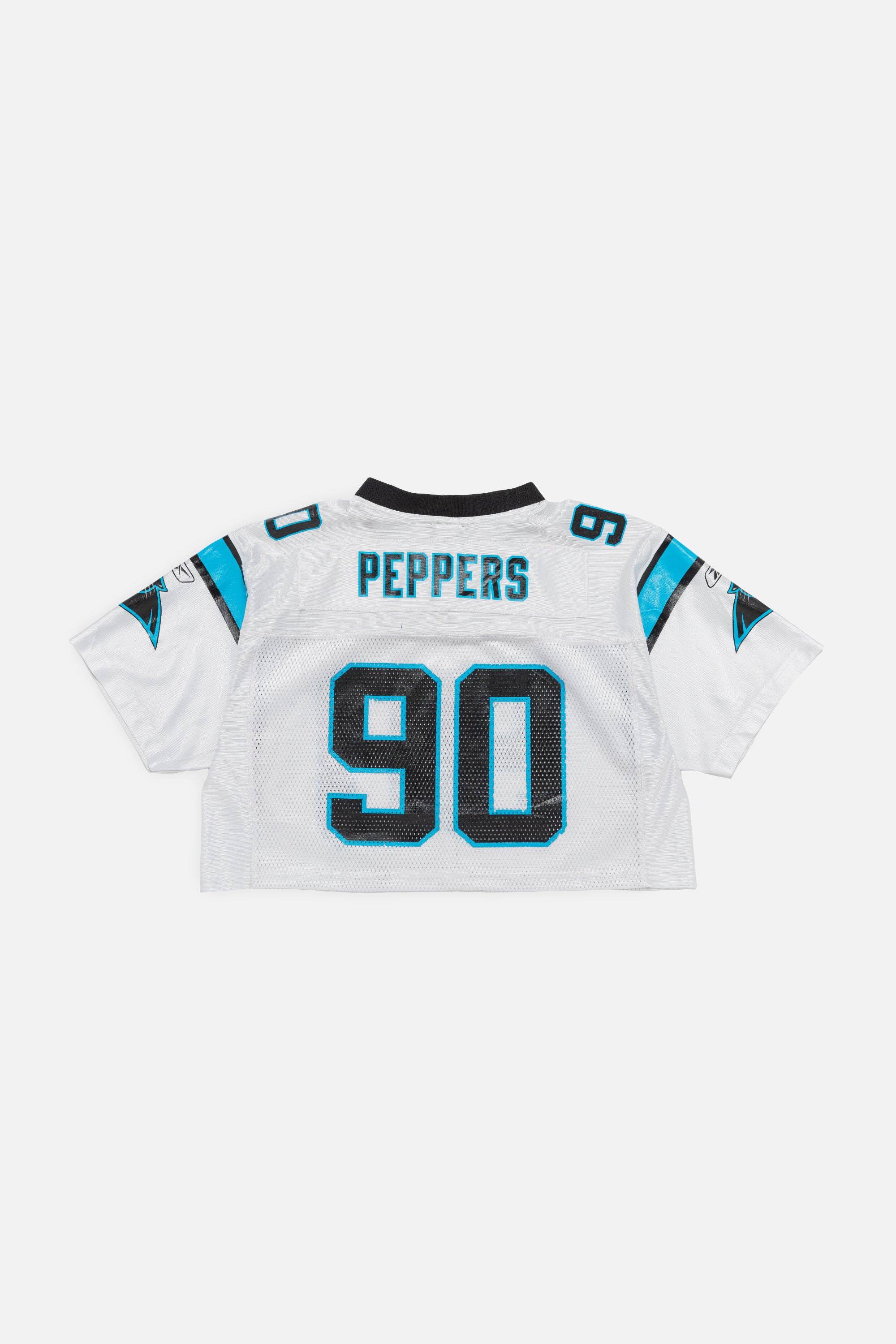 Rework Carolina Panthers Crop Jersey