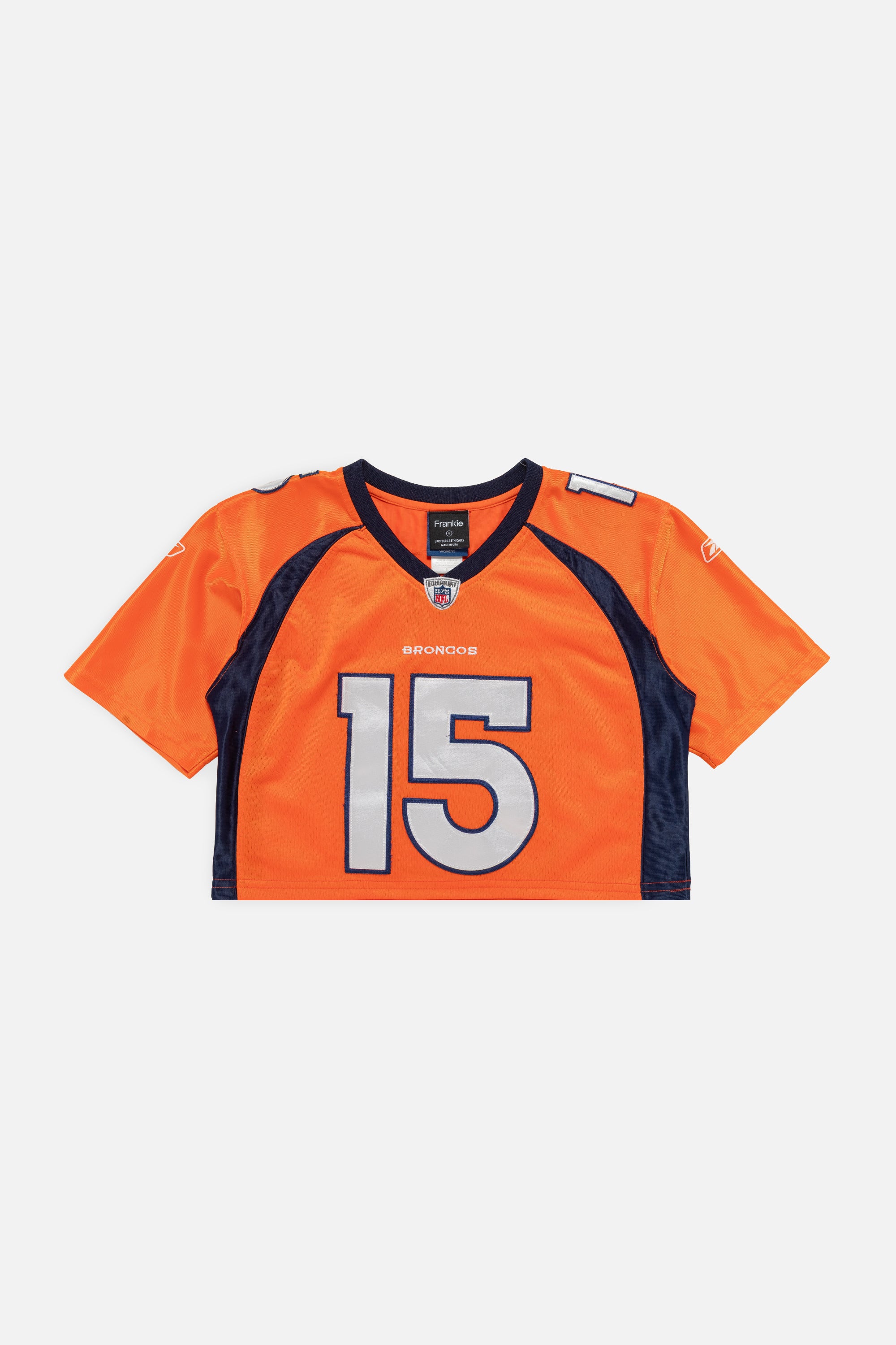 Rework Denver Broncos Crop Jersey