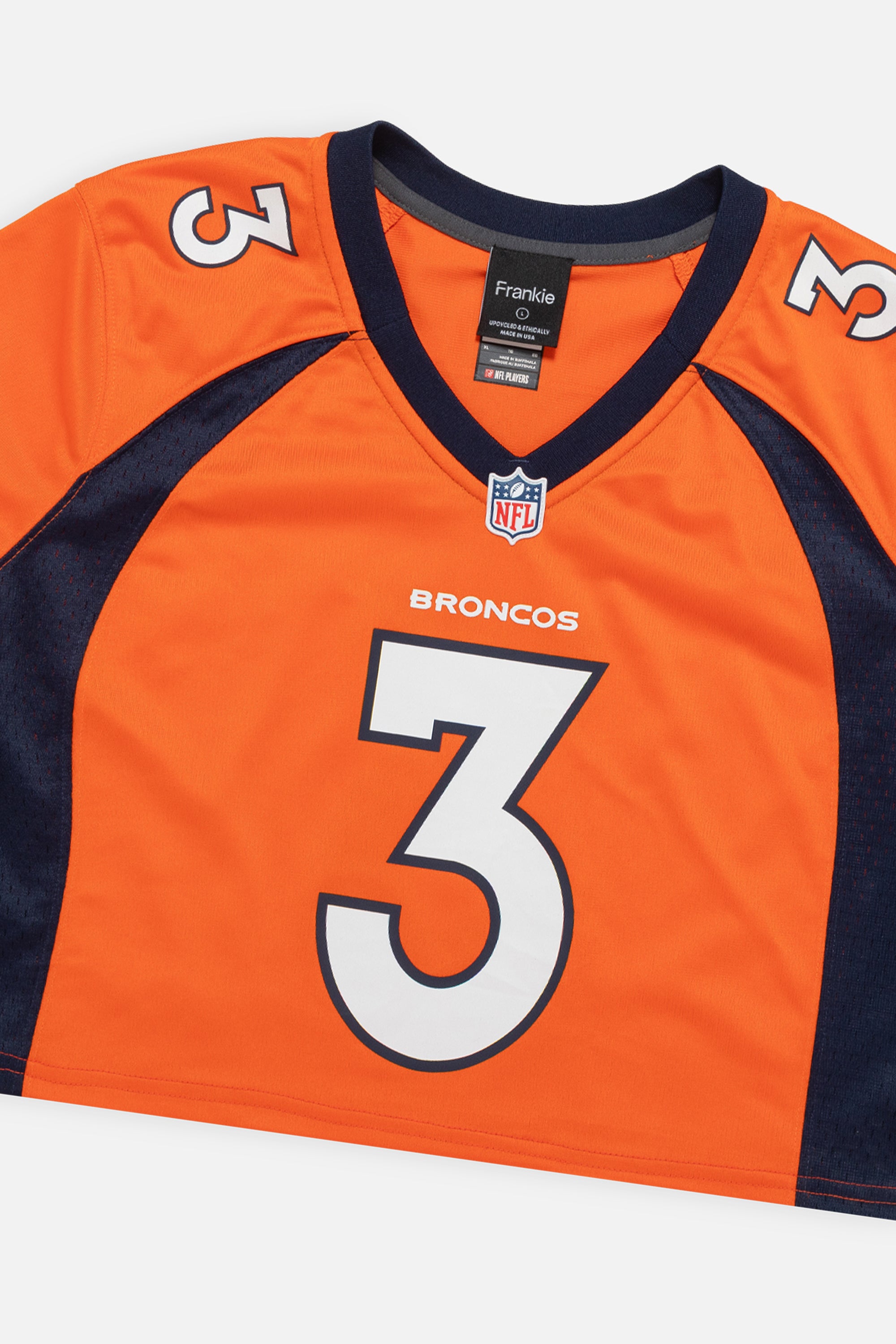 Rework Denver Broncos Crop Jersey