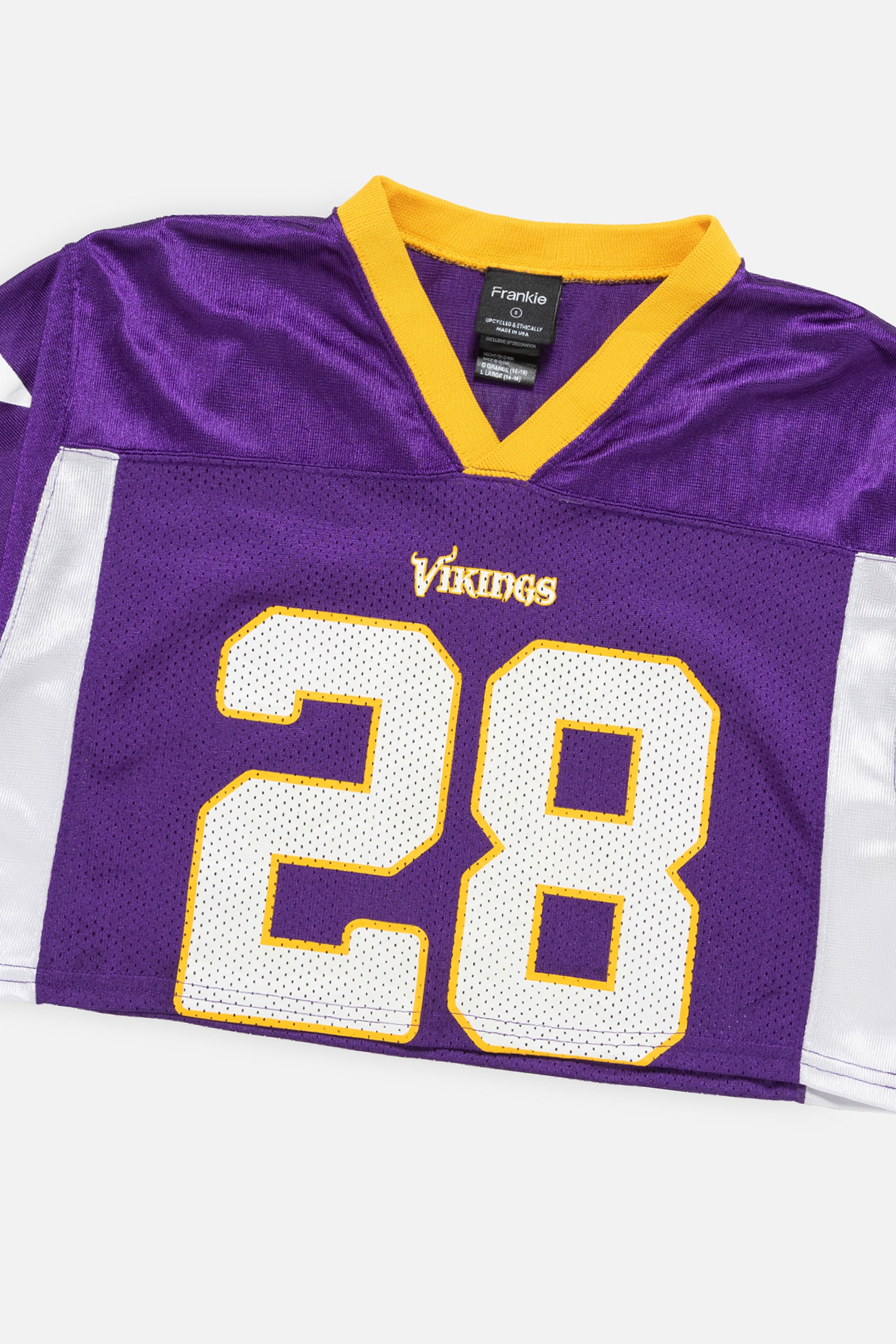 Rework Minnesota Vikings Crop Jersey