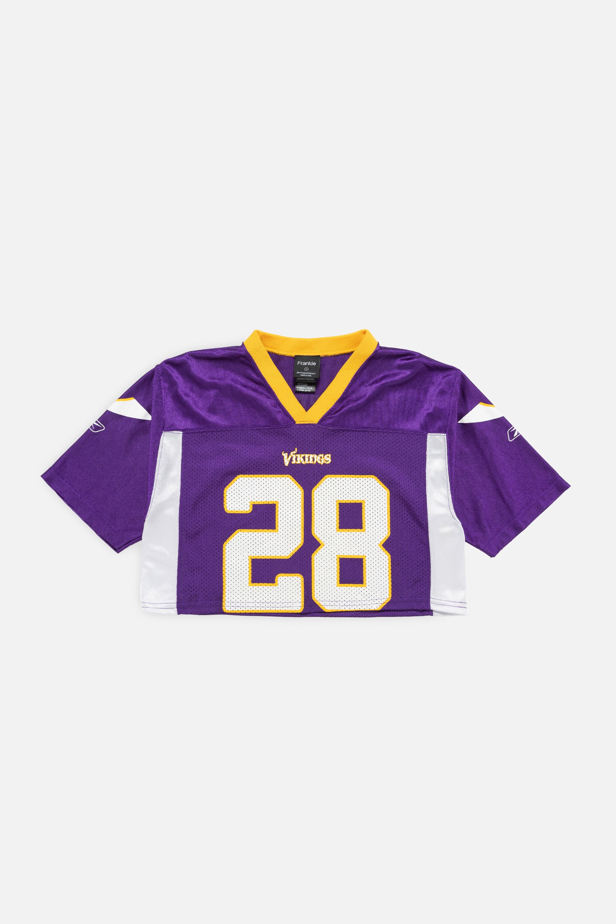Rework Minnesota Vikings Crop Jersey