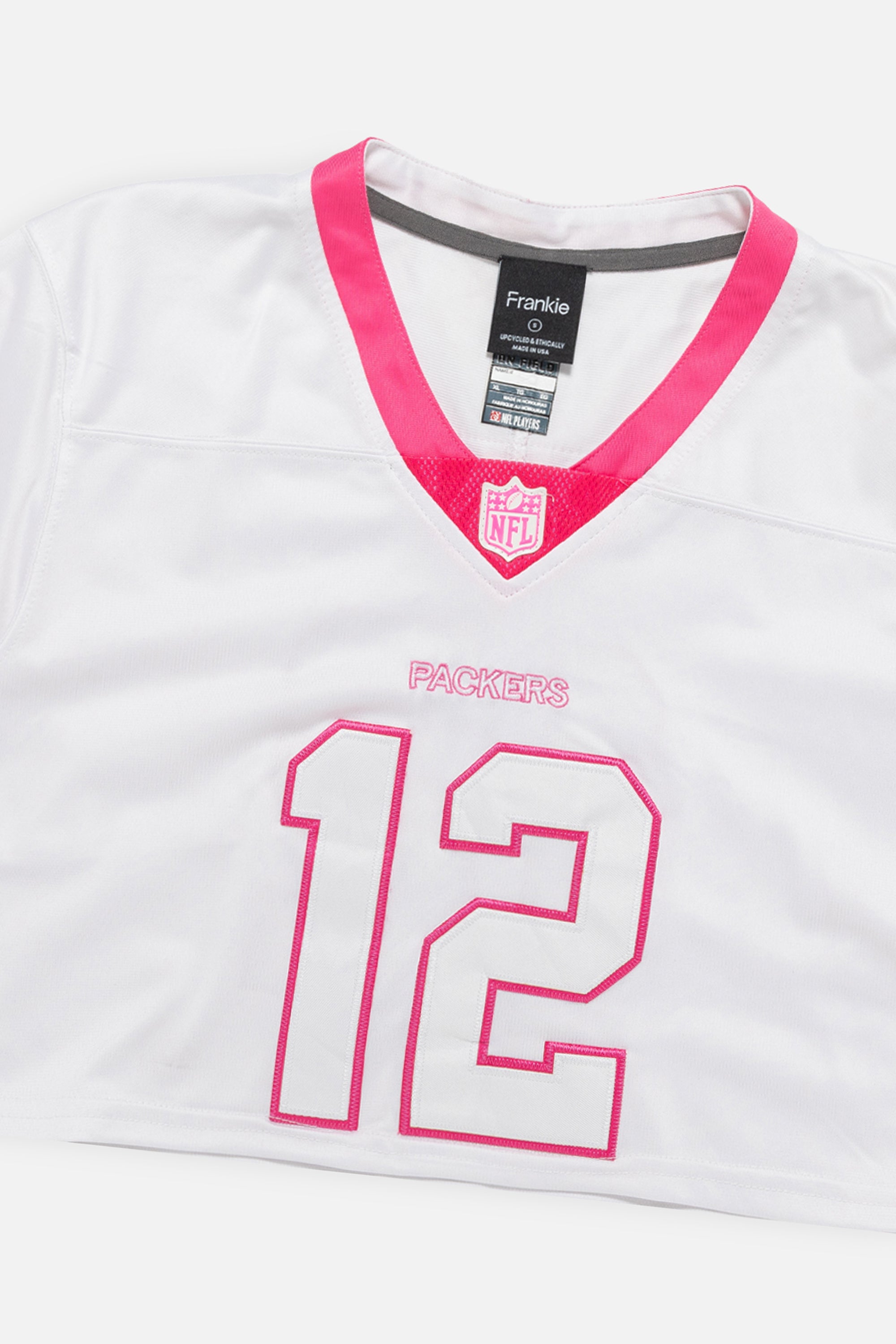 Rework Green Bay Packers Crop Jersey