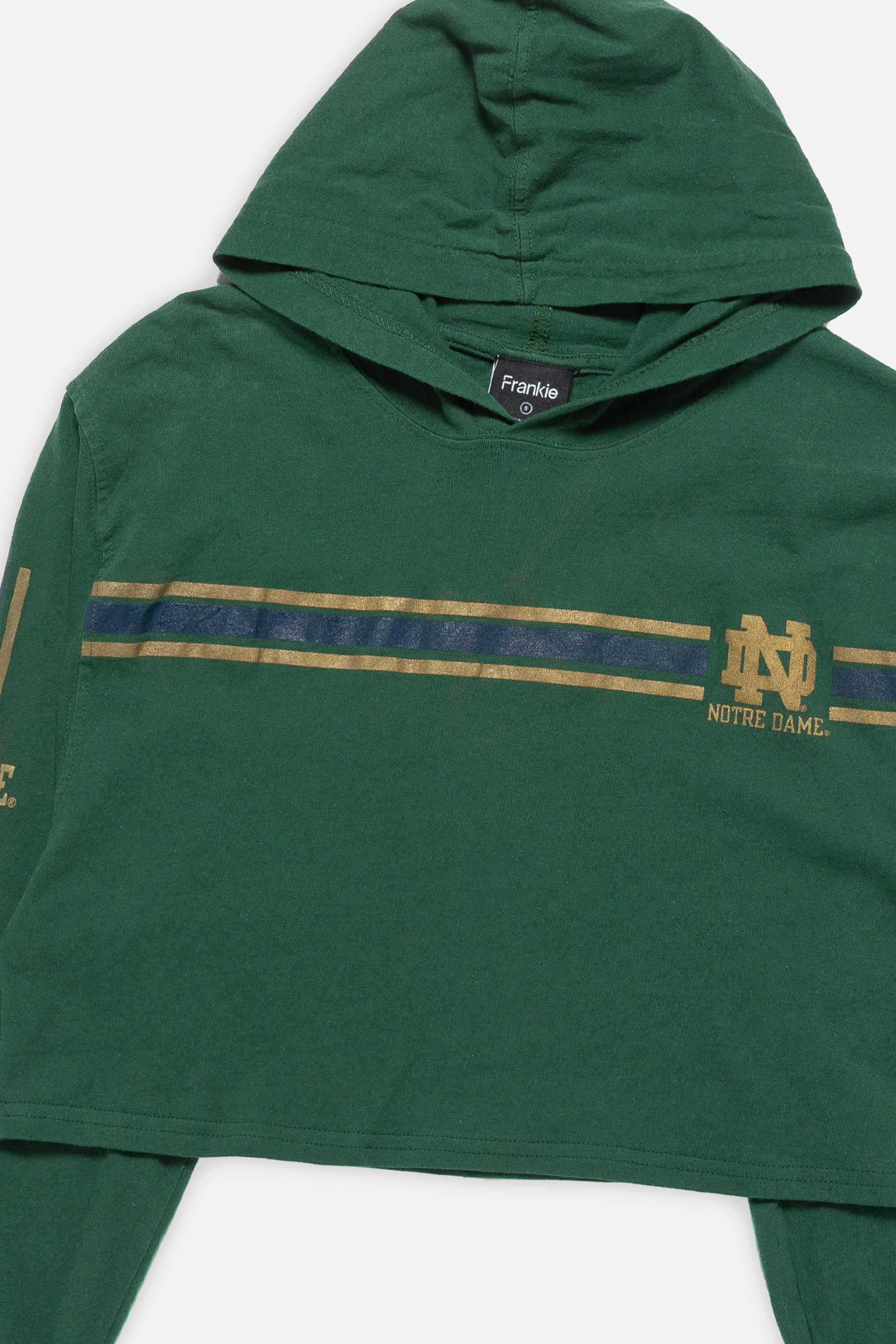 Rework Notre Dame Crop Sweatshirt
