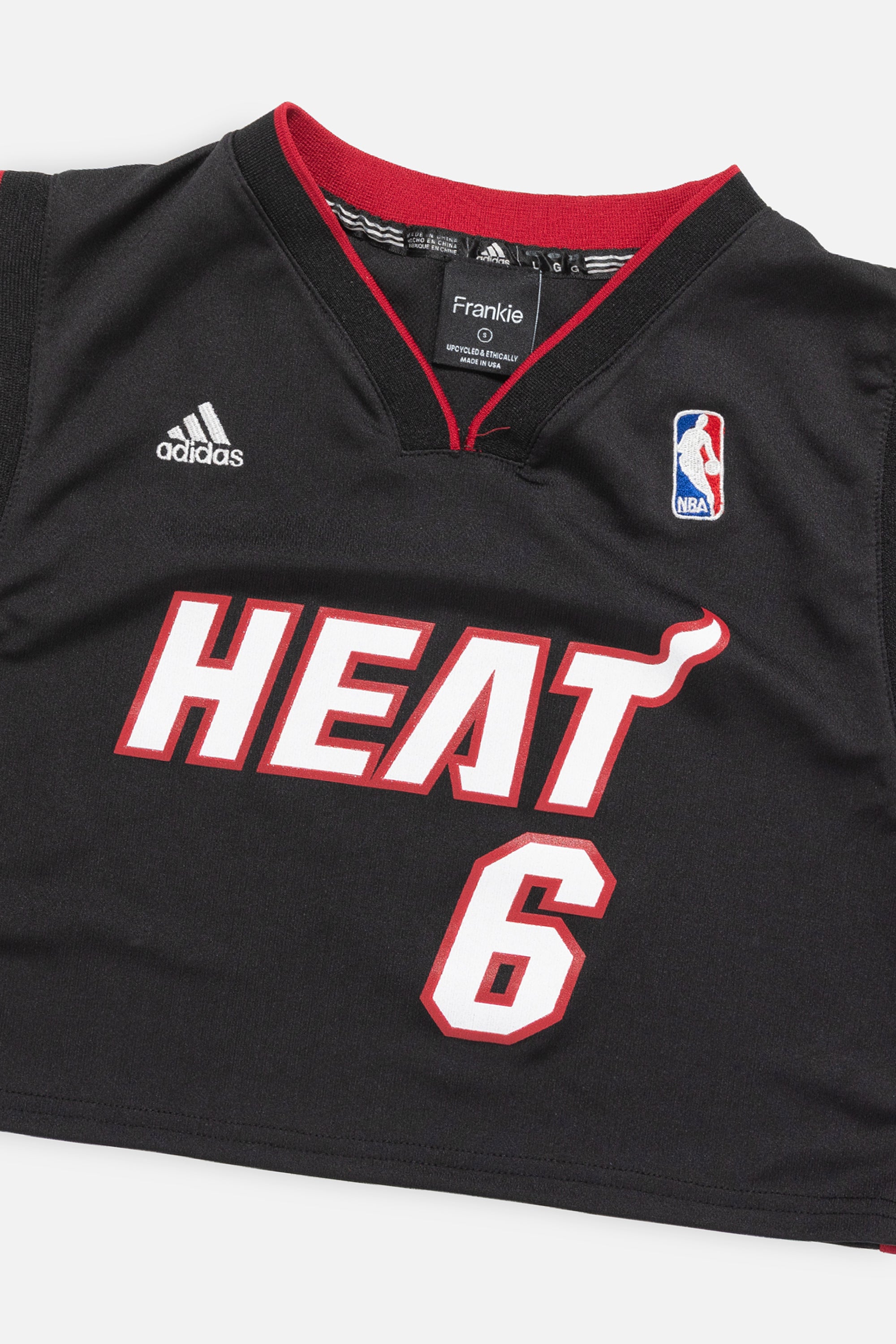Rework Miami Heat Crop Jersey