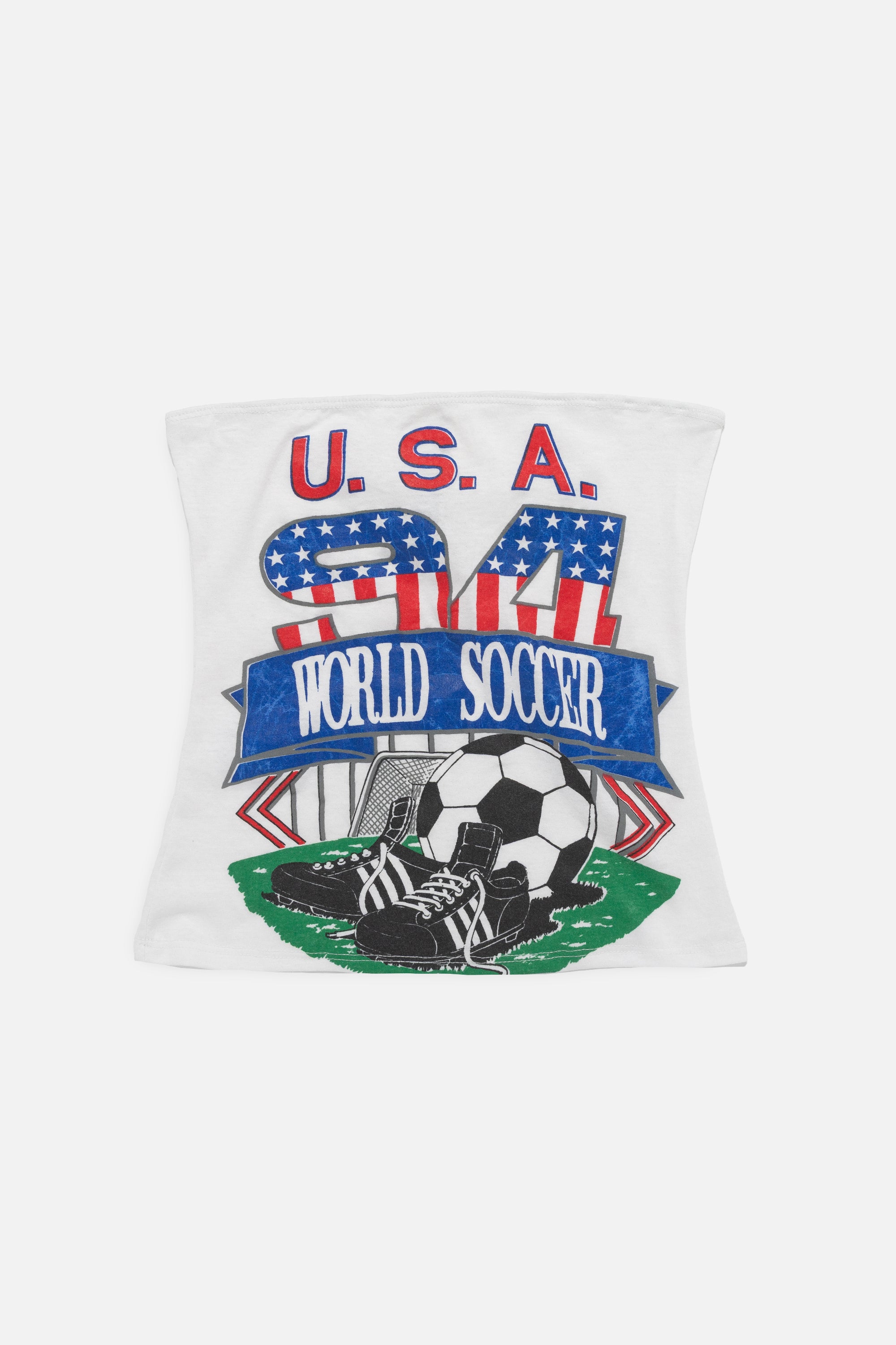 Rework USA World Soccer Tube Top