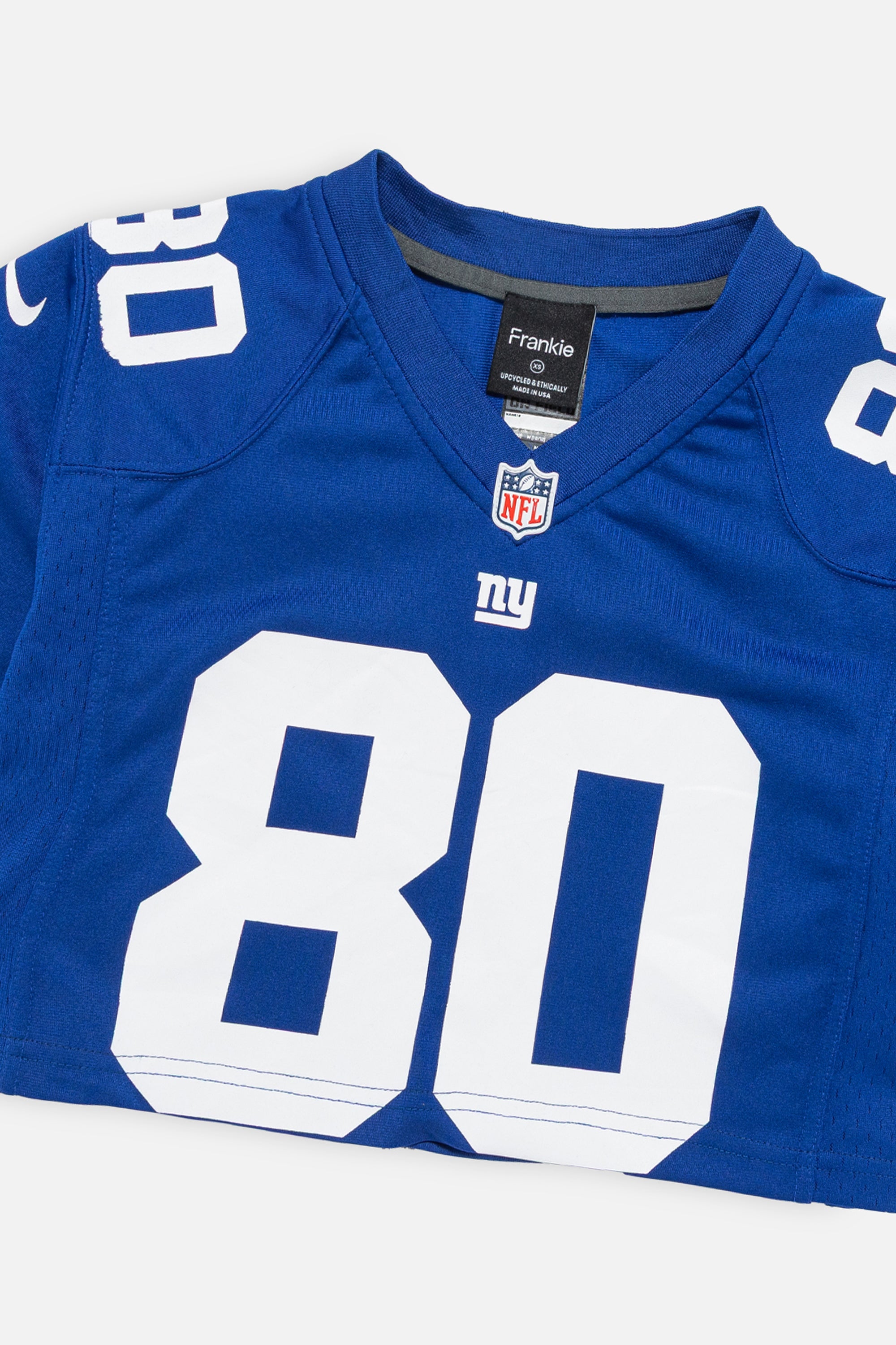 Rework New York Giants Crop Jersey