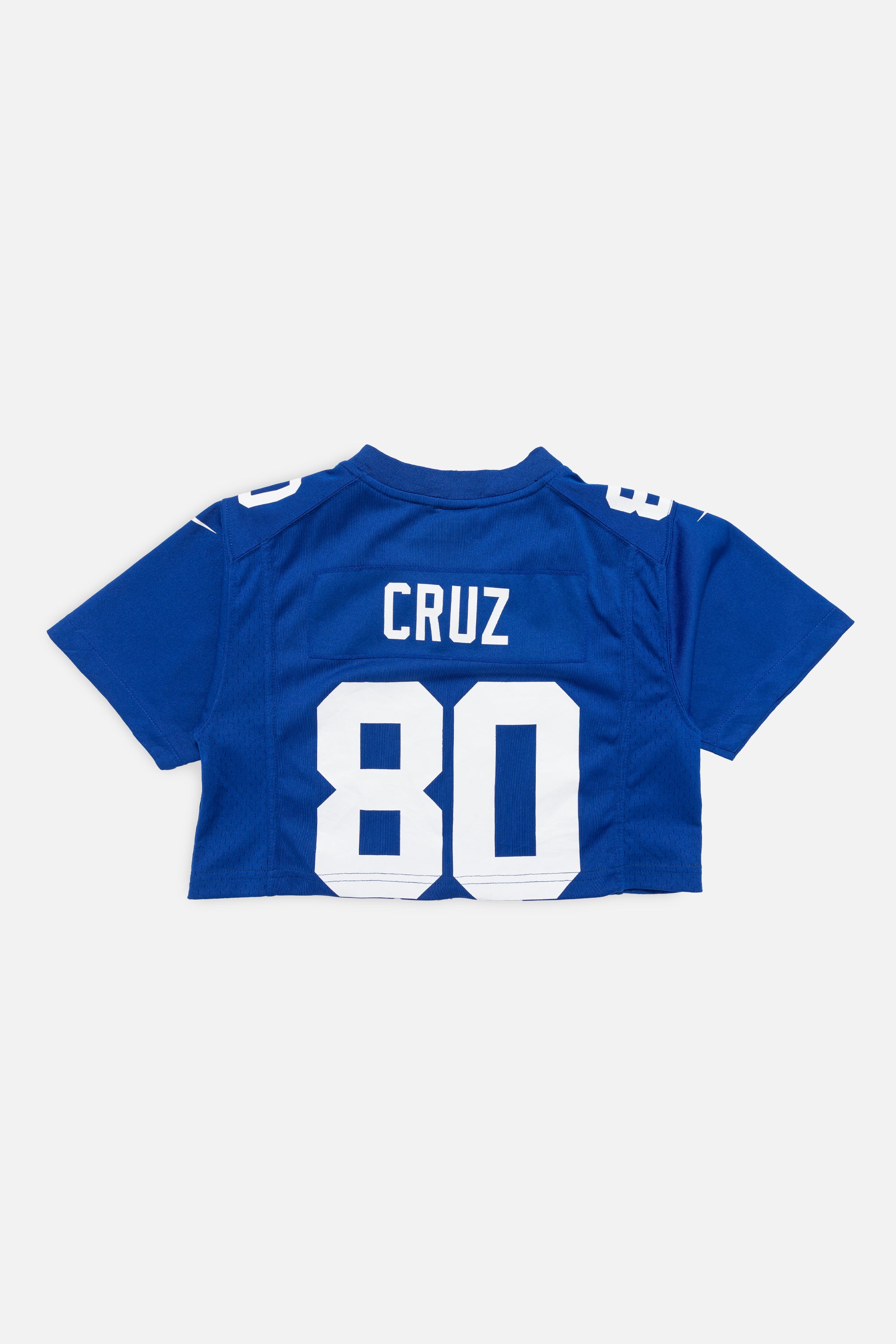 Rework New York Giants Crop Jersey