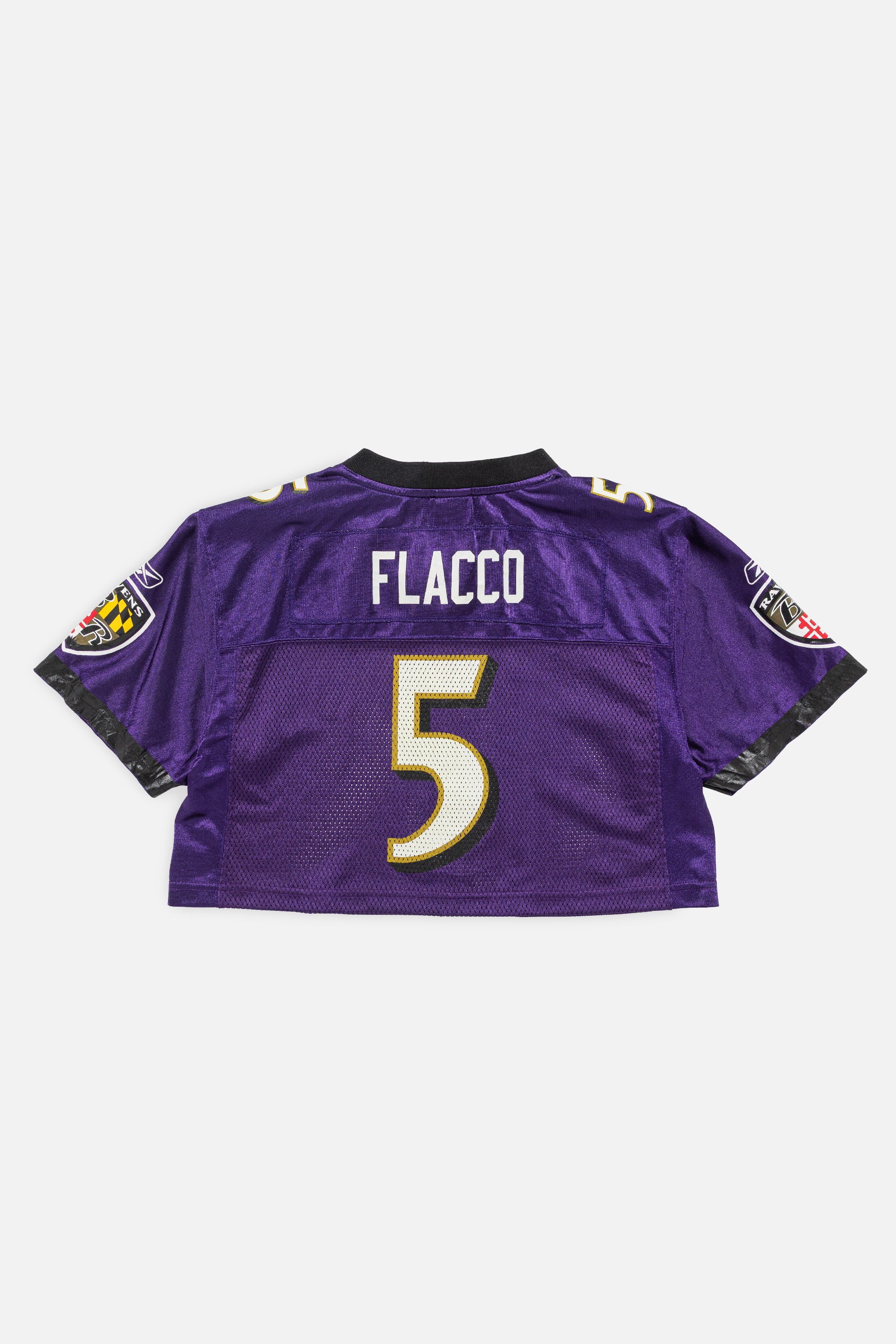 Rework Baltimore Ravens Crop Jersey