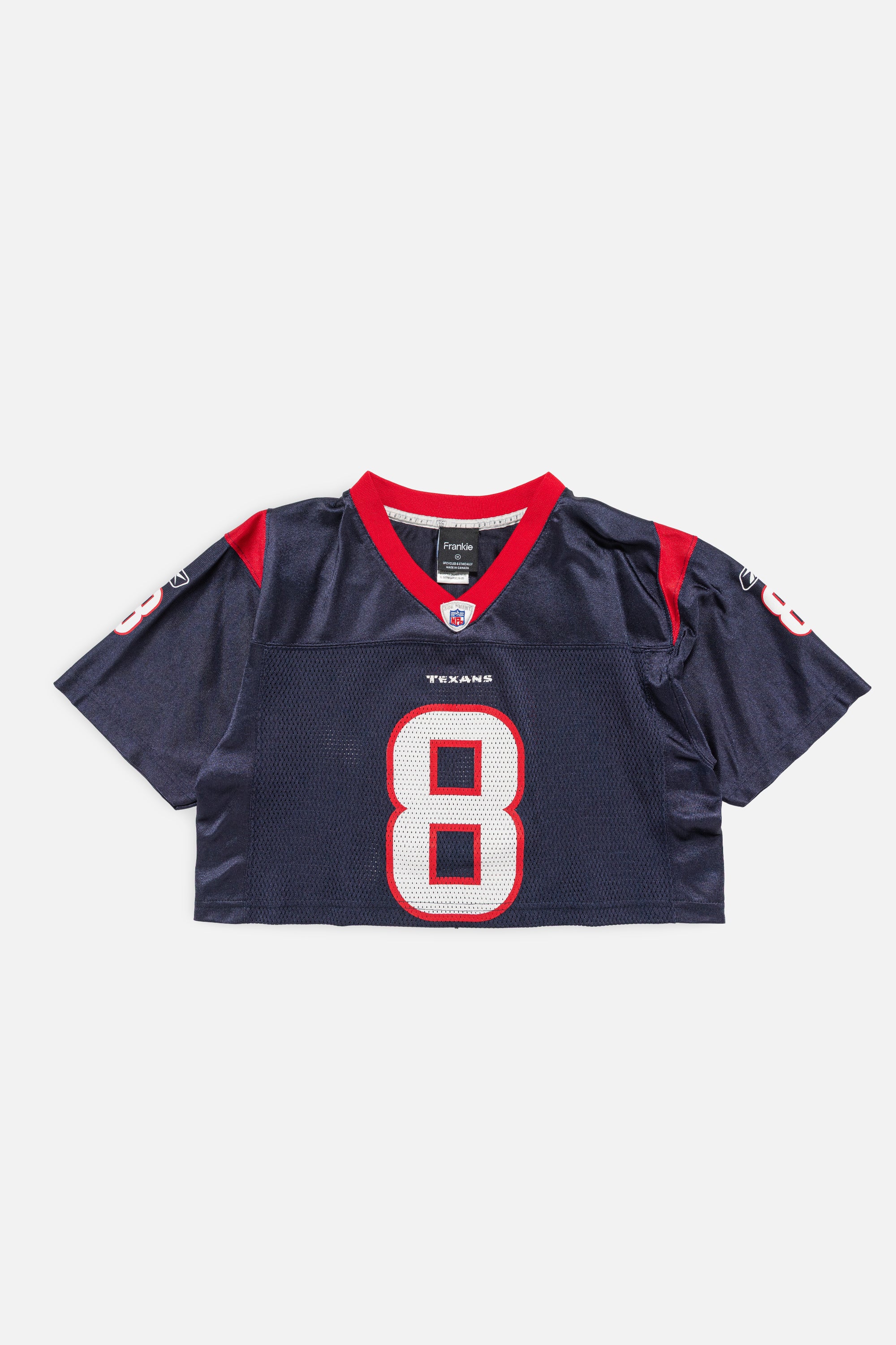 Rework Houston Texans Crop Jersey