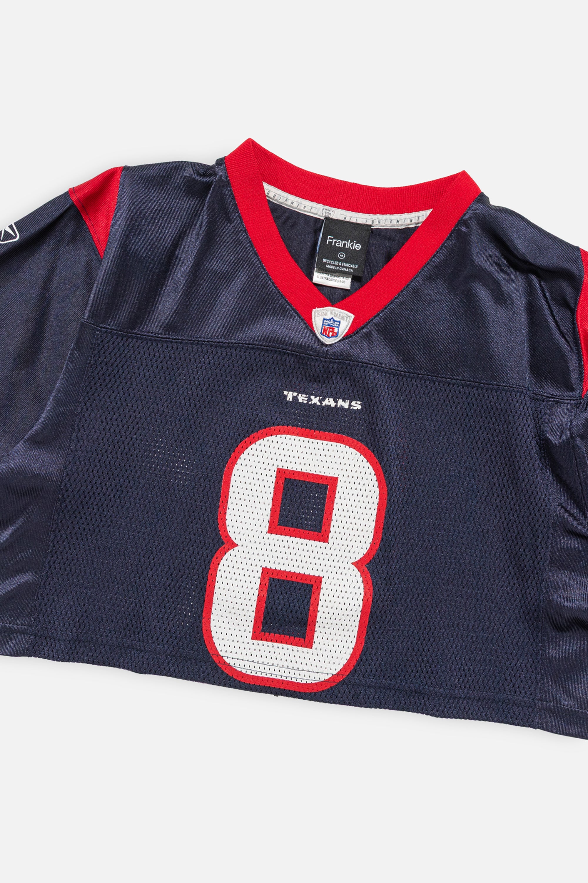 Rework Houston Texans Crop Jersey