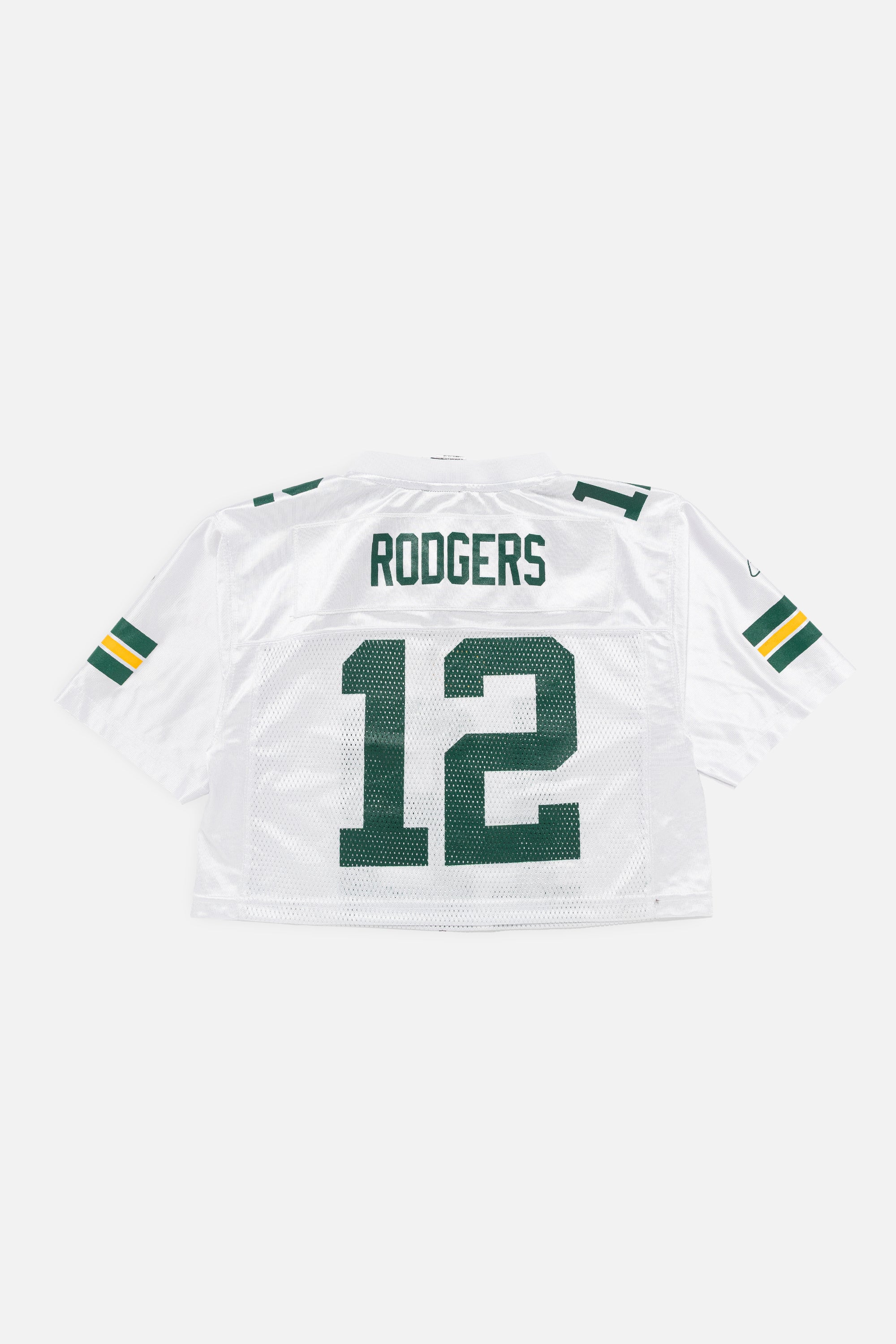 Rework Green Bay Packers Crop Jersey