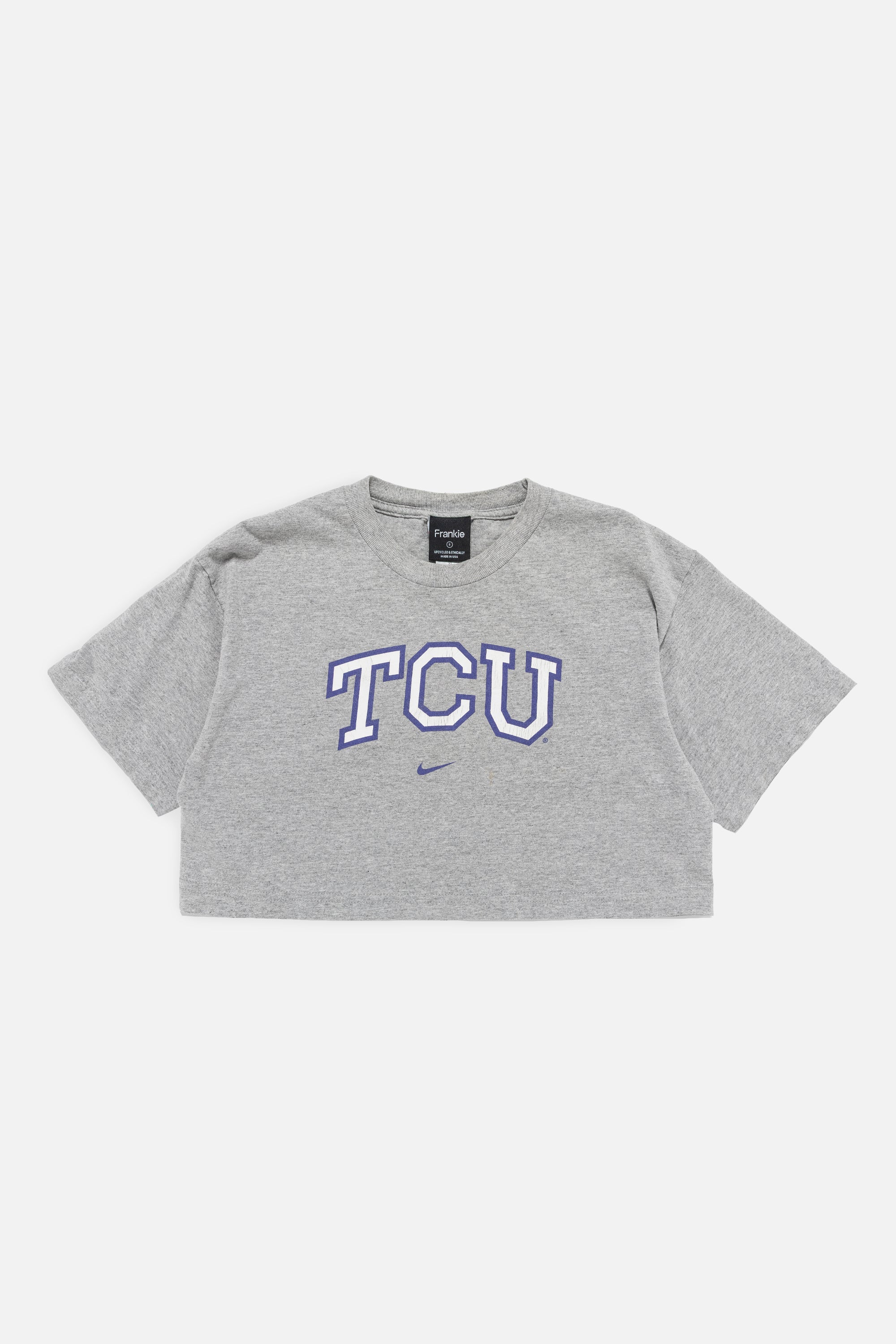 Rework TCU Horned Frogs Crop Tee