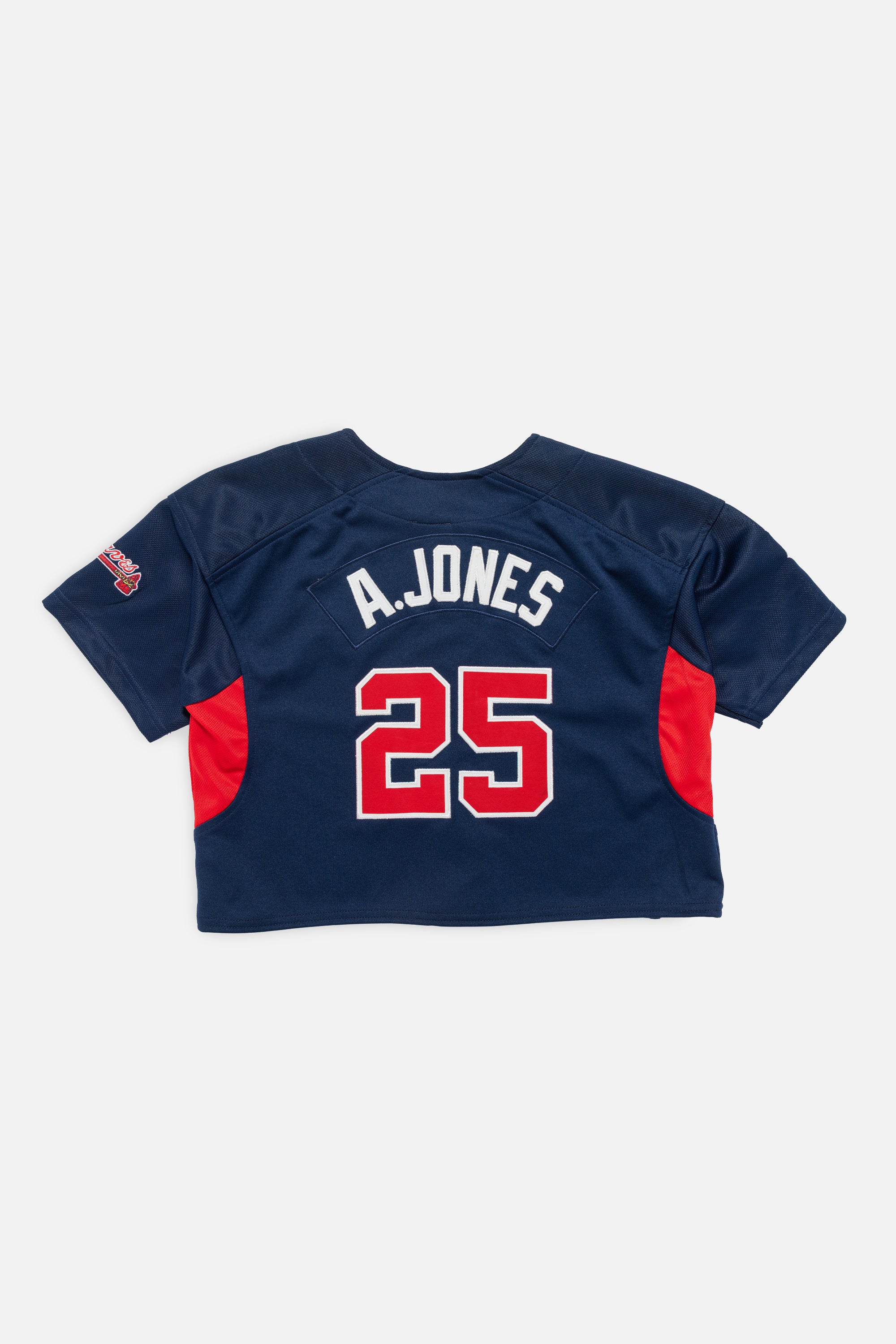 Rework Atlanta Braves Crop Jersey