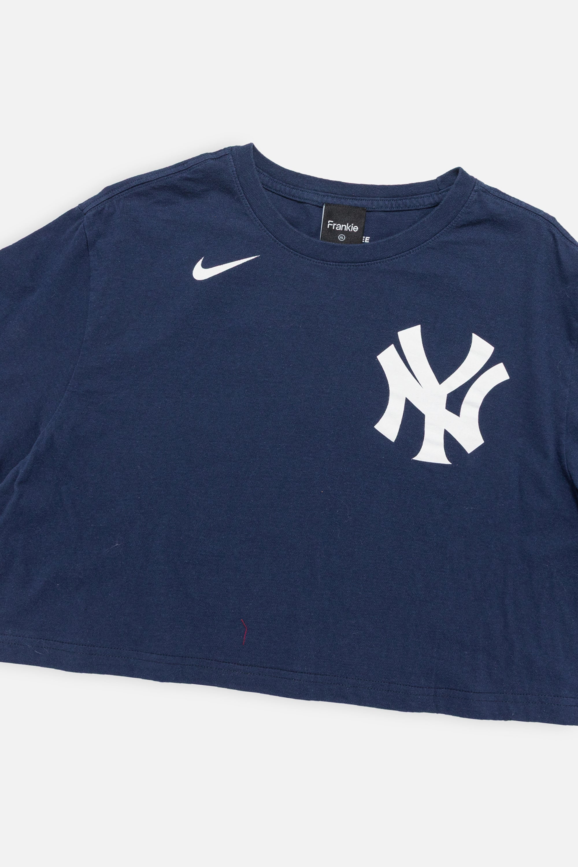 Rework New York Yankees Crop Tee