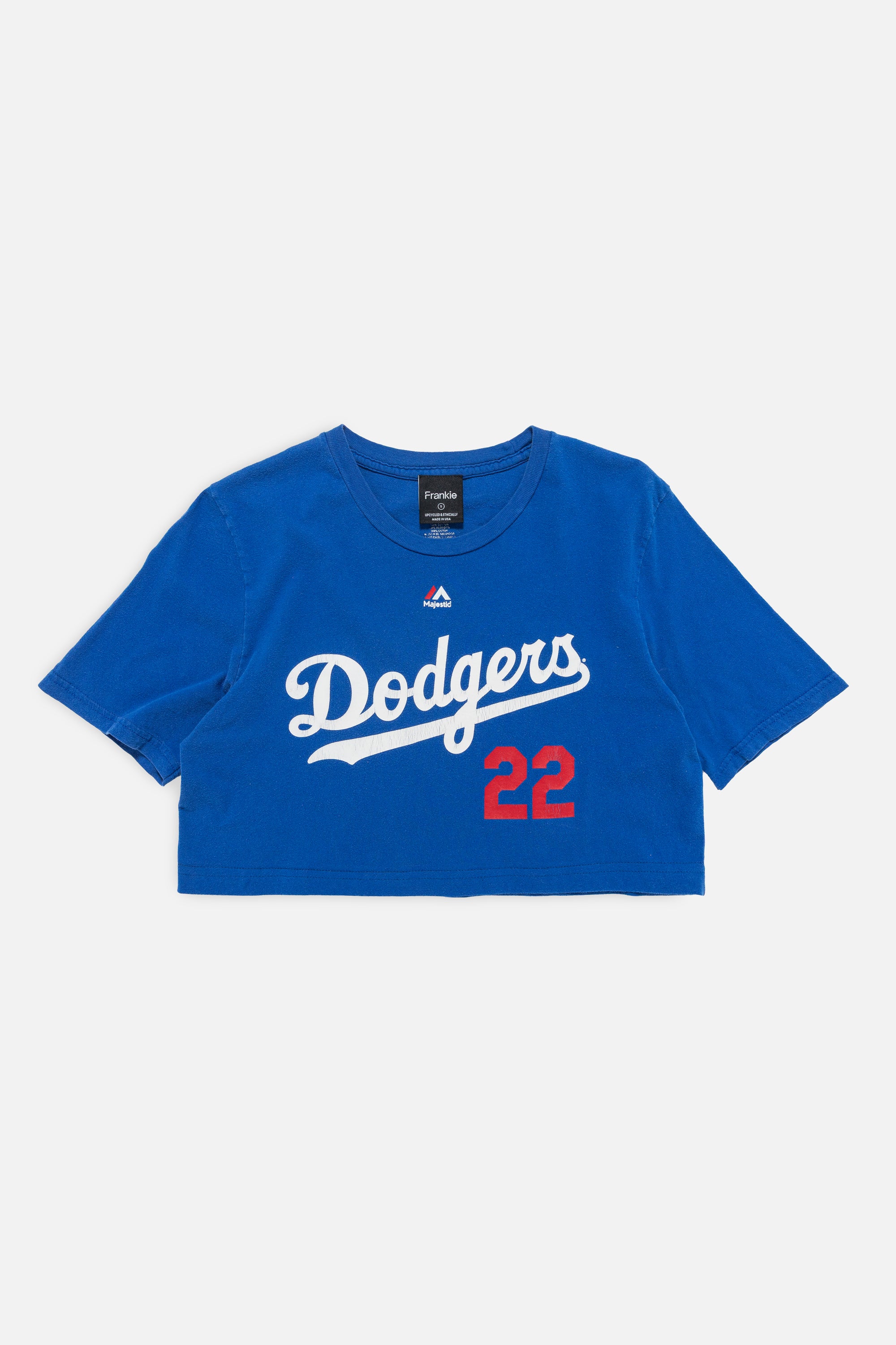 Rework Los Angeles Dodgers Crop Tee