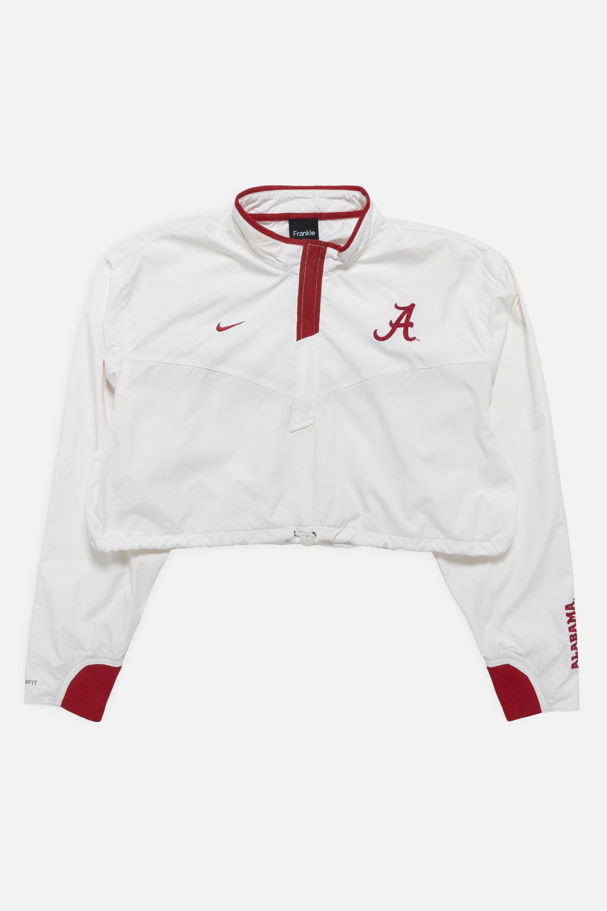 Rework Alabama Crimson Tide Crop Jacket