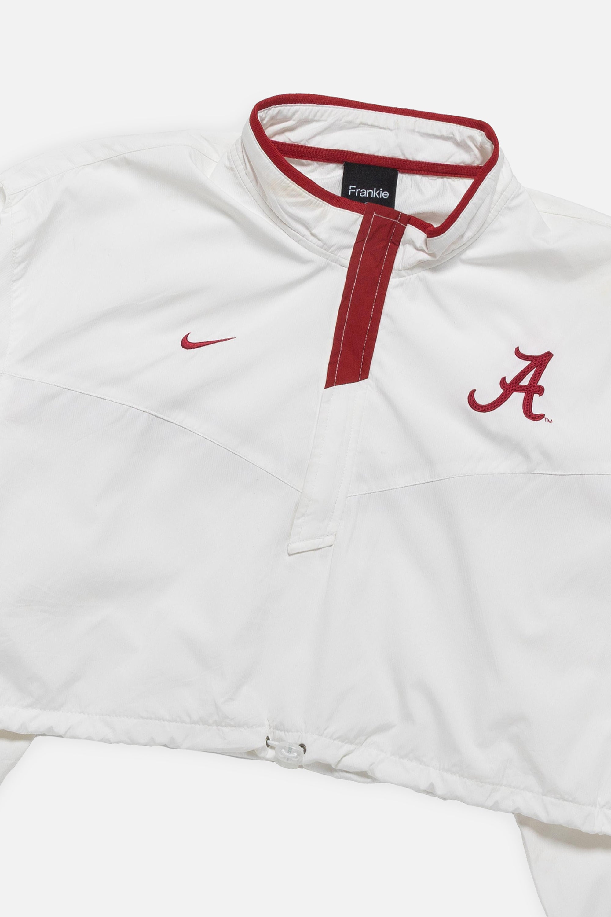 Rework Alabama Crimson Tide Crop Jacket