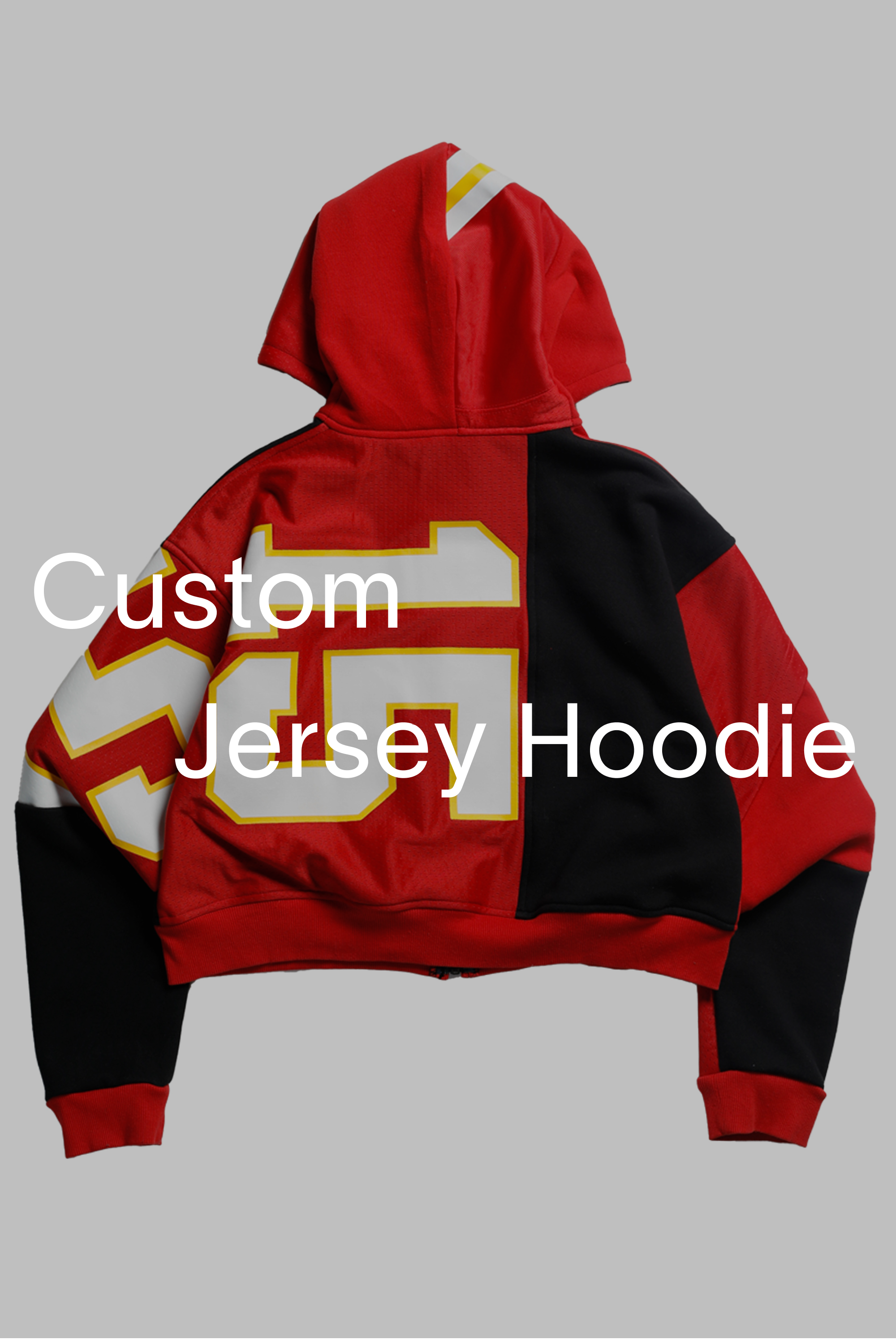 Custom Rework – Crop Zip Hoodie (test)-SWEATERS-Frankie Collective-Frankie Collective