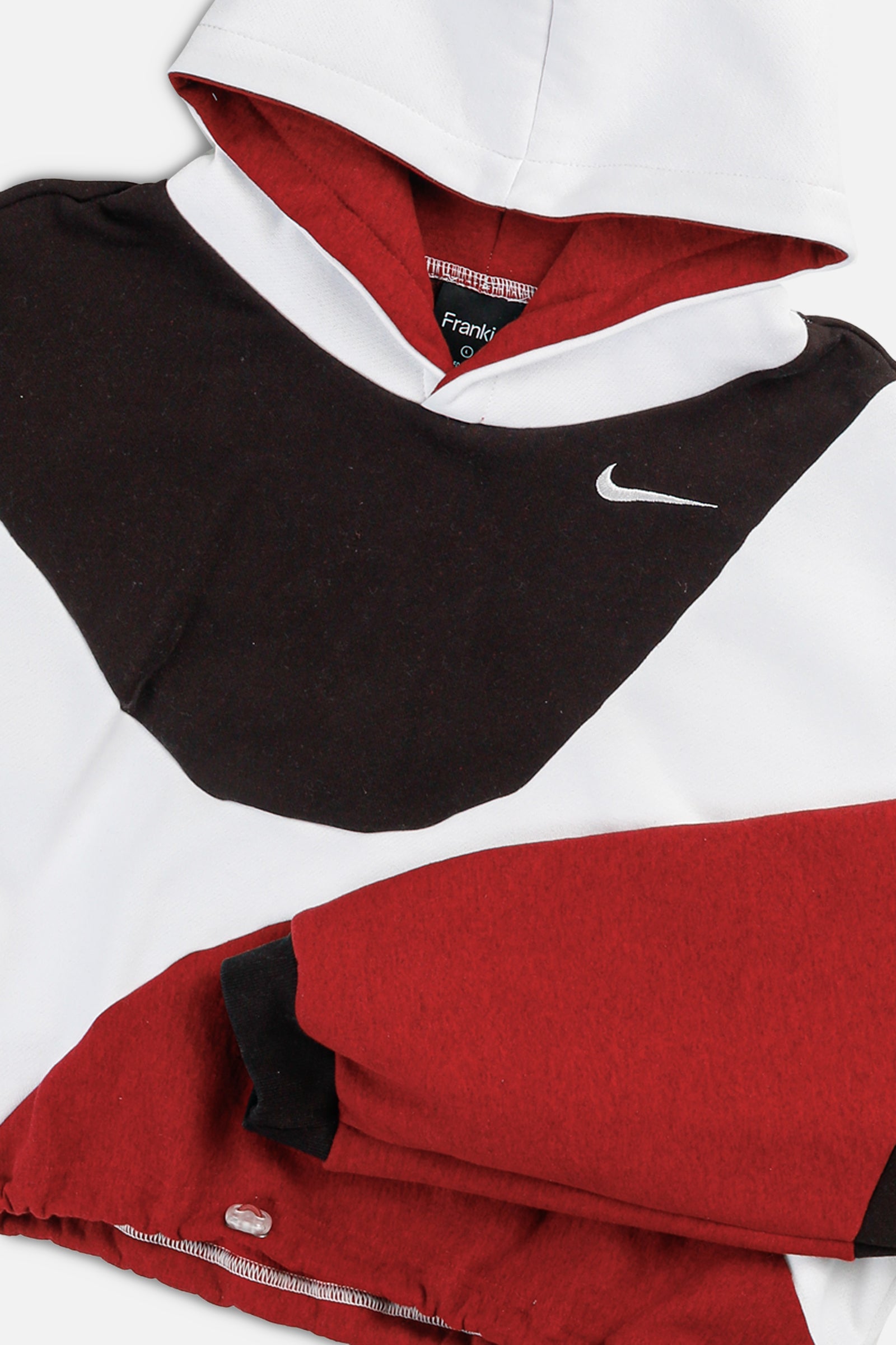 Rework Nike Wave Crop Sweatshirt - L-SWEATERS-Nike-L-Frankie Collective Rare Vintage Streetwear Reworks