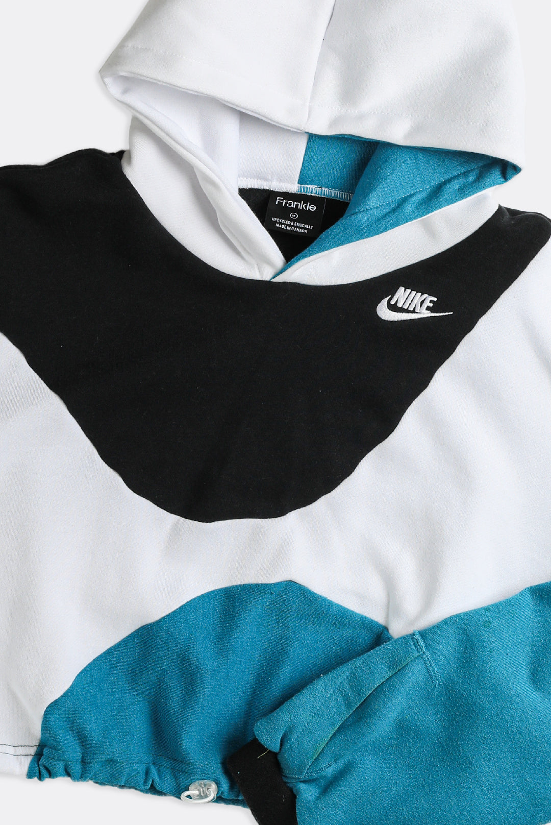 Rework Nike Wave Crop Sweatshirt - M-SWEATERS-Nike-Frankie Collective Rare Vintage Streetwear Reworks