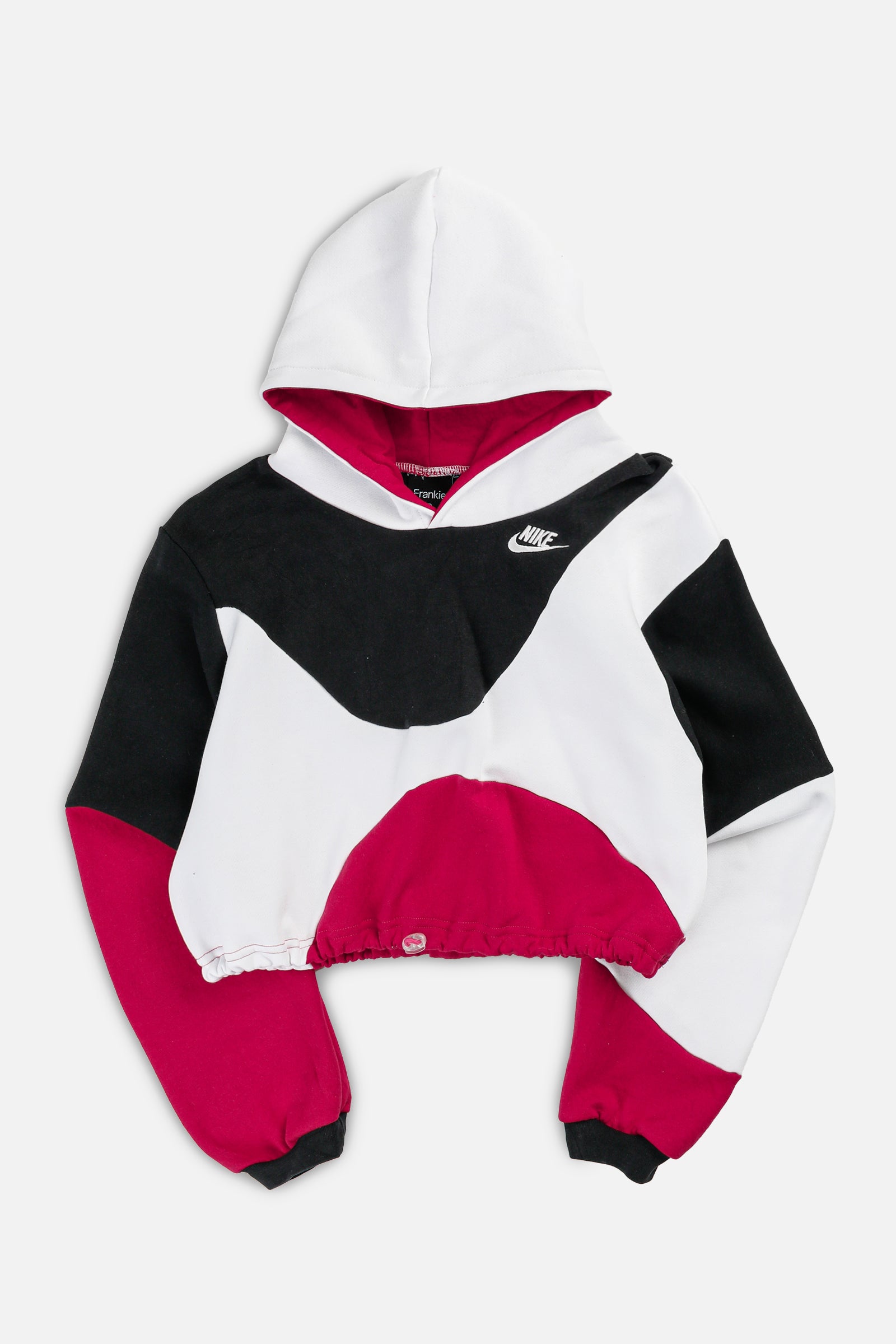 Rework Nike Wave Crop Sweatshirt - XS-SWEATERS-Nike-XS-Frankie Collective Rare Vintage Streetwear Reworks