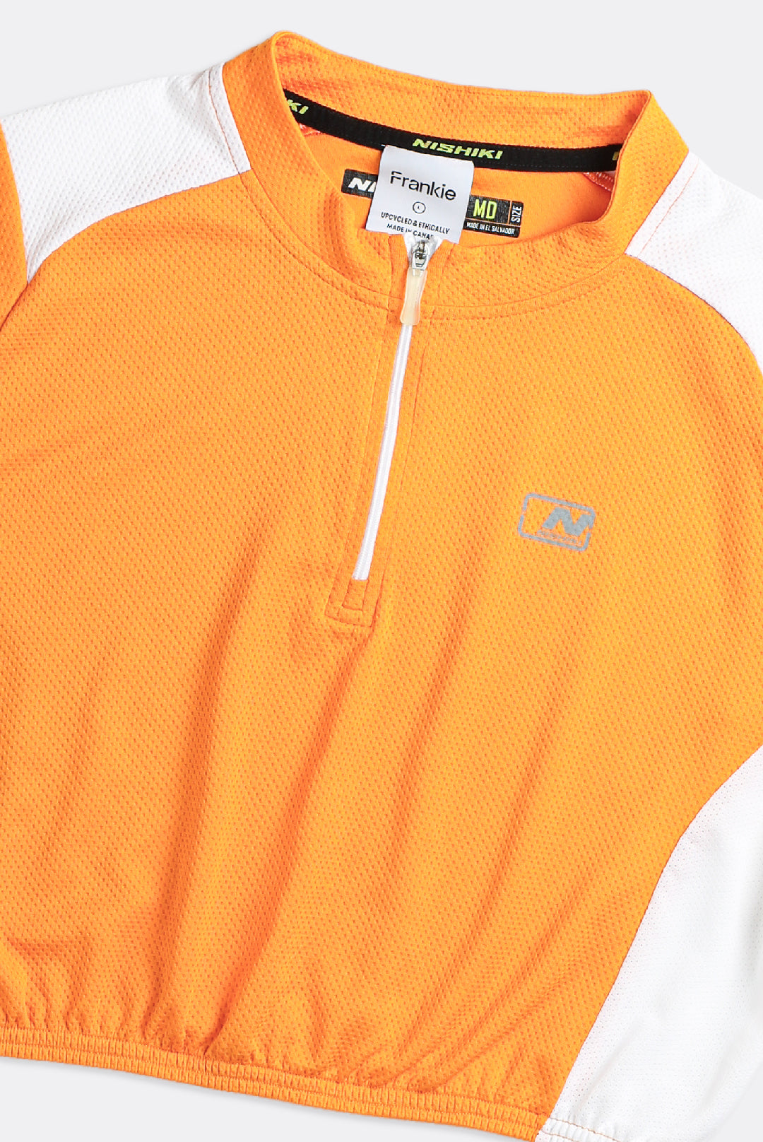 Rework Crop Cycling Jersey - L-JERSEYS-vendor-unknown-Frankie Collective Rare Vintage Streetwear Reworks