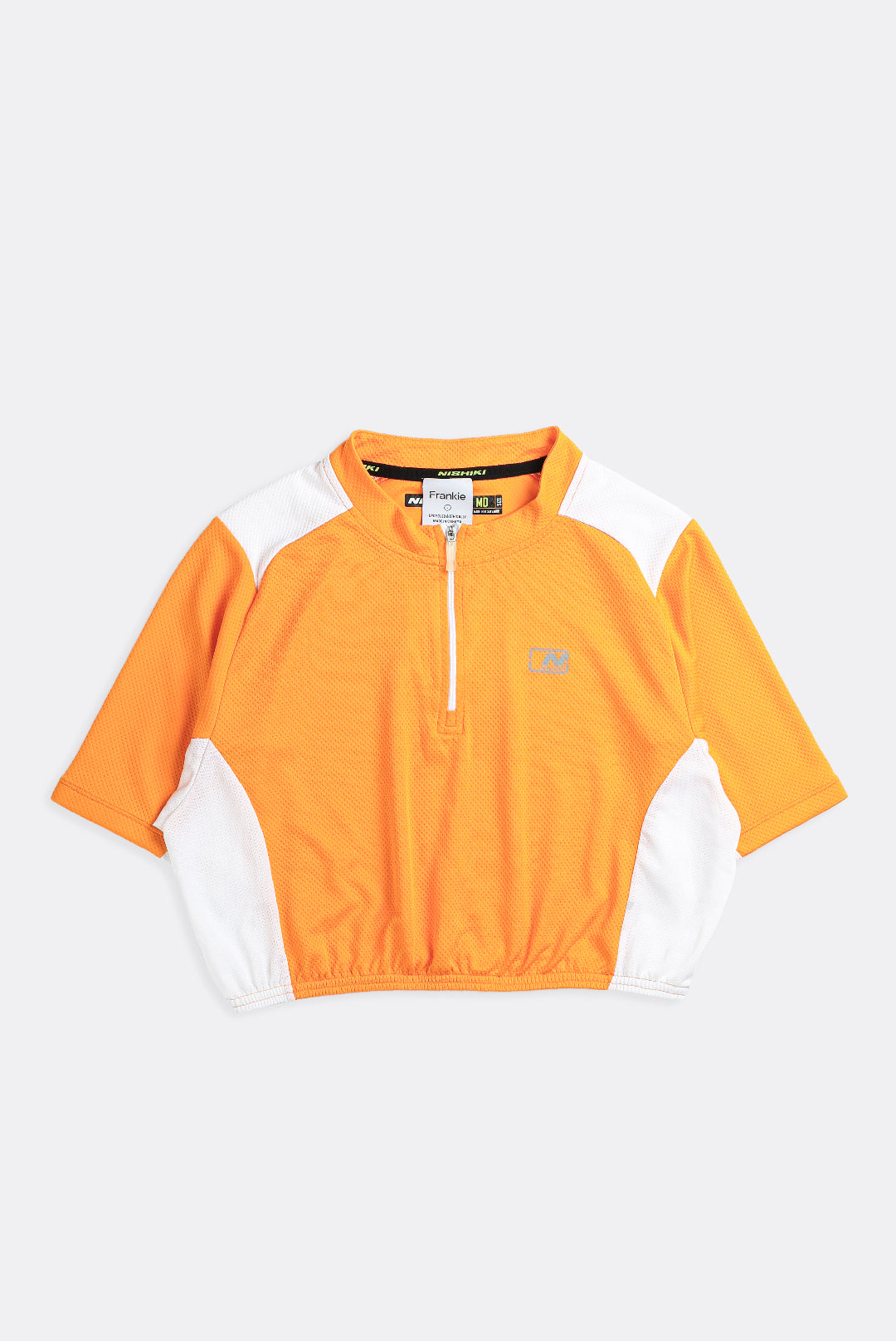 Rework Crop Cycling Jersey - L-JERSEYS-vendor-unknown-Frankie Collective Rare Vintage Streetwear Reworks