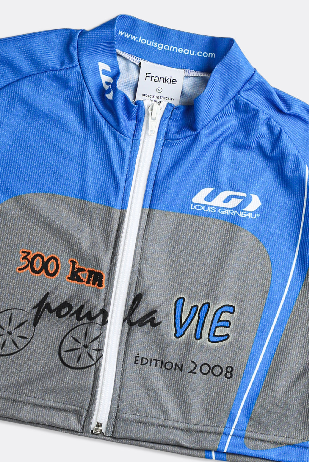 Rework Crop Cycling Jersey - M-JERSEYS-vendor-unknown-Frankie Collective Rare Vintage Streetwear Reworks