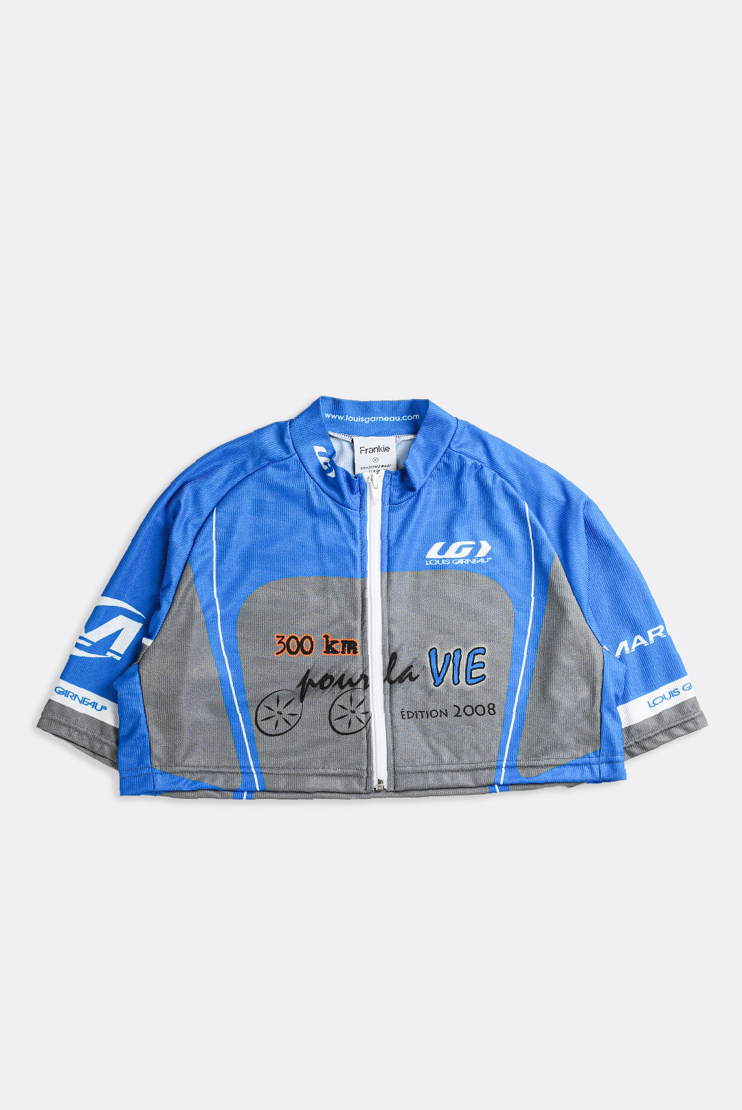 Rework Crop Cycling Jersey - M-JERSEYS-vendor-unknown-Frankie Collective Rare Vintage Streetwear Reworks