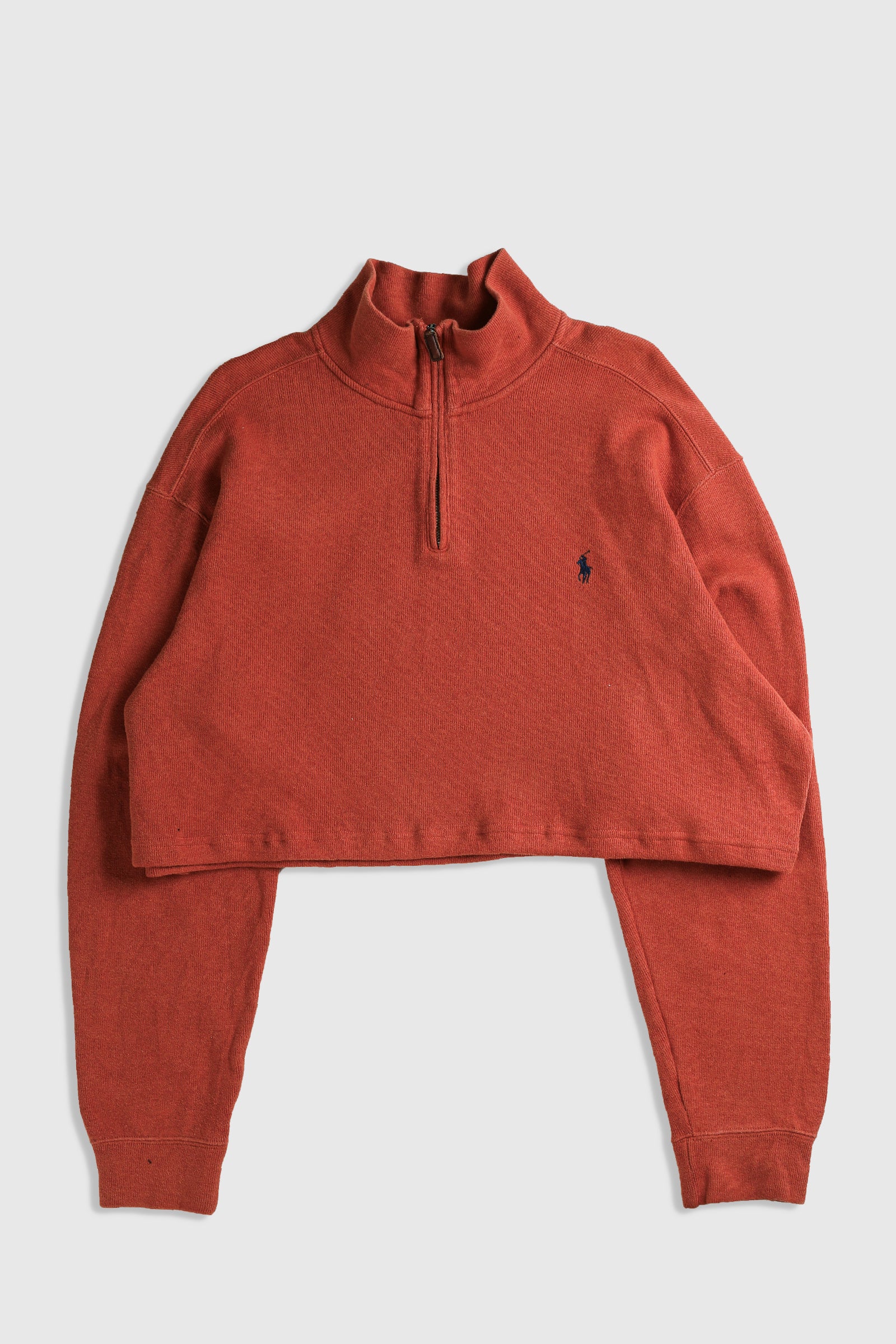 Rework Crop Knit Sweater - XL-SWEATERS-vendor-unknown-Frankie Collective Rare Vintage Streetwear Reworks