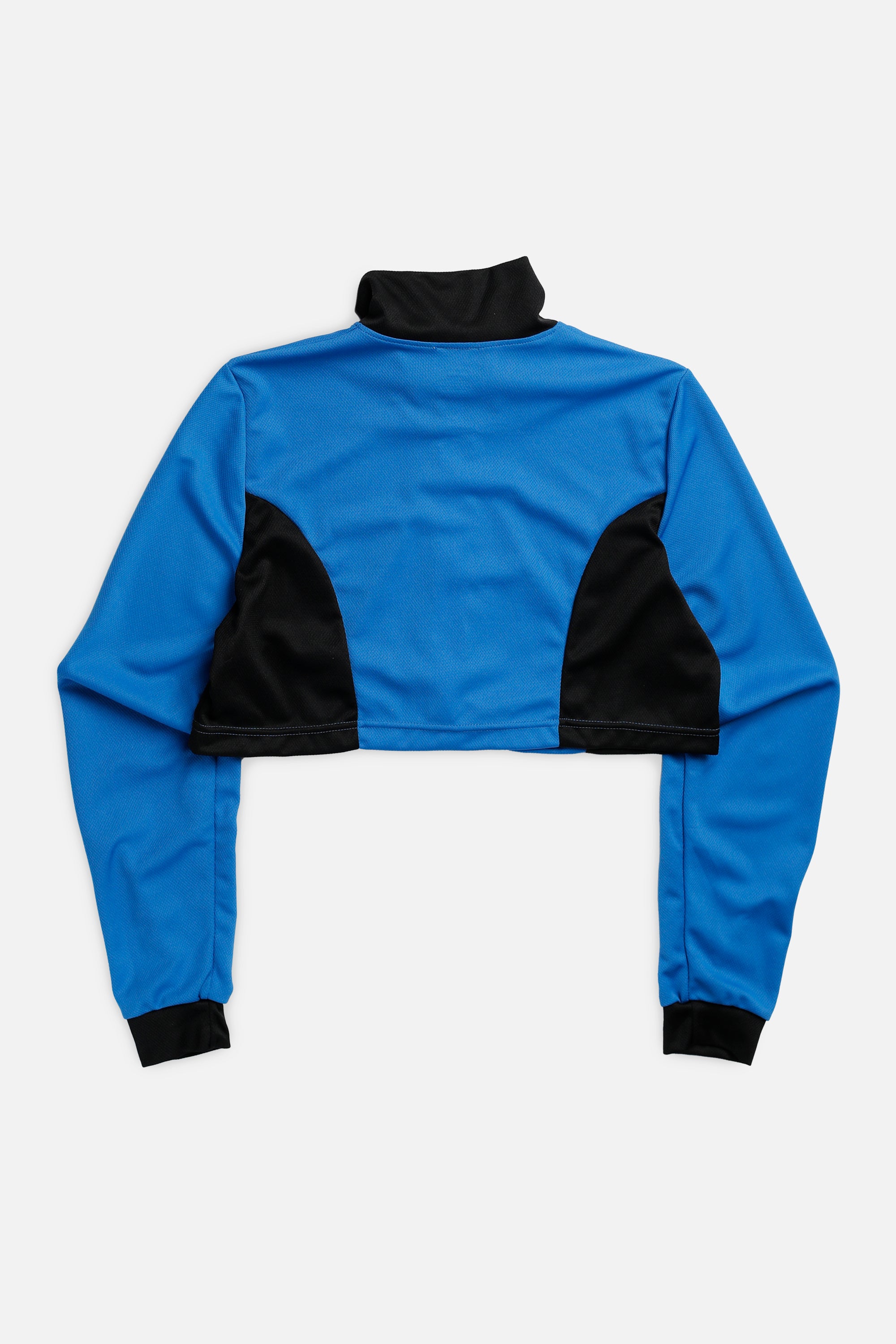 Rework Crop Long Sleeve Cycling Jersey - S-JERSEYS-vendor-unknown-S-Frankie Collective Rare Vintage Streetwear Reworks