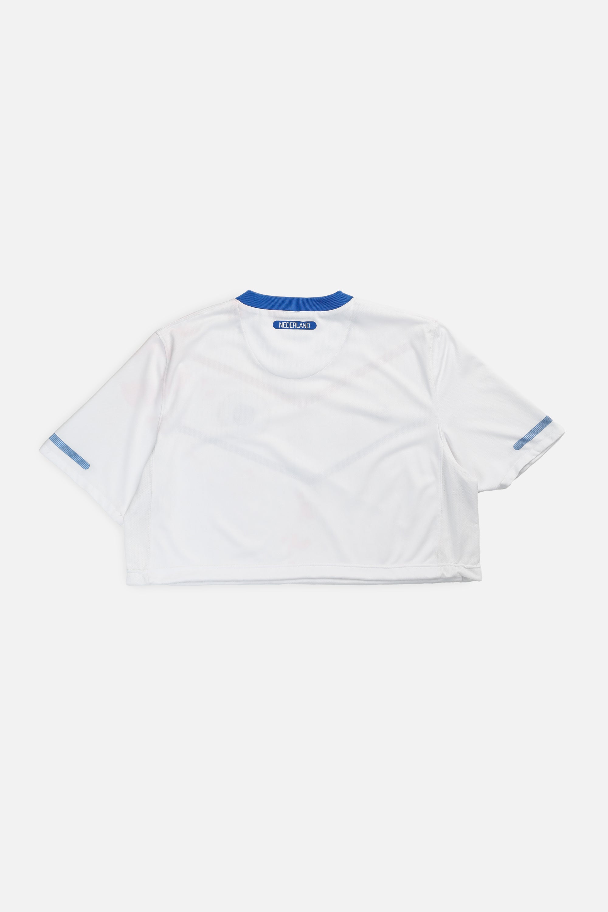 Rework Crop Netherlands Soccer Jersey - XL-JERSEYS-vendor-unknown-XL-Frankie Collective Rare Vintage Streetwear Reworks