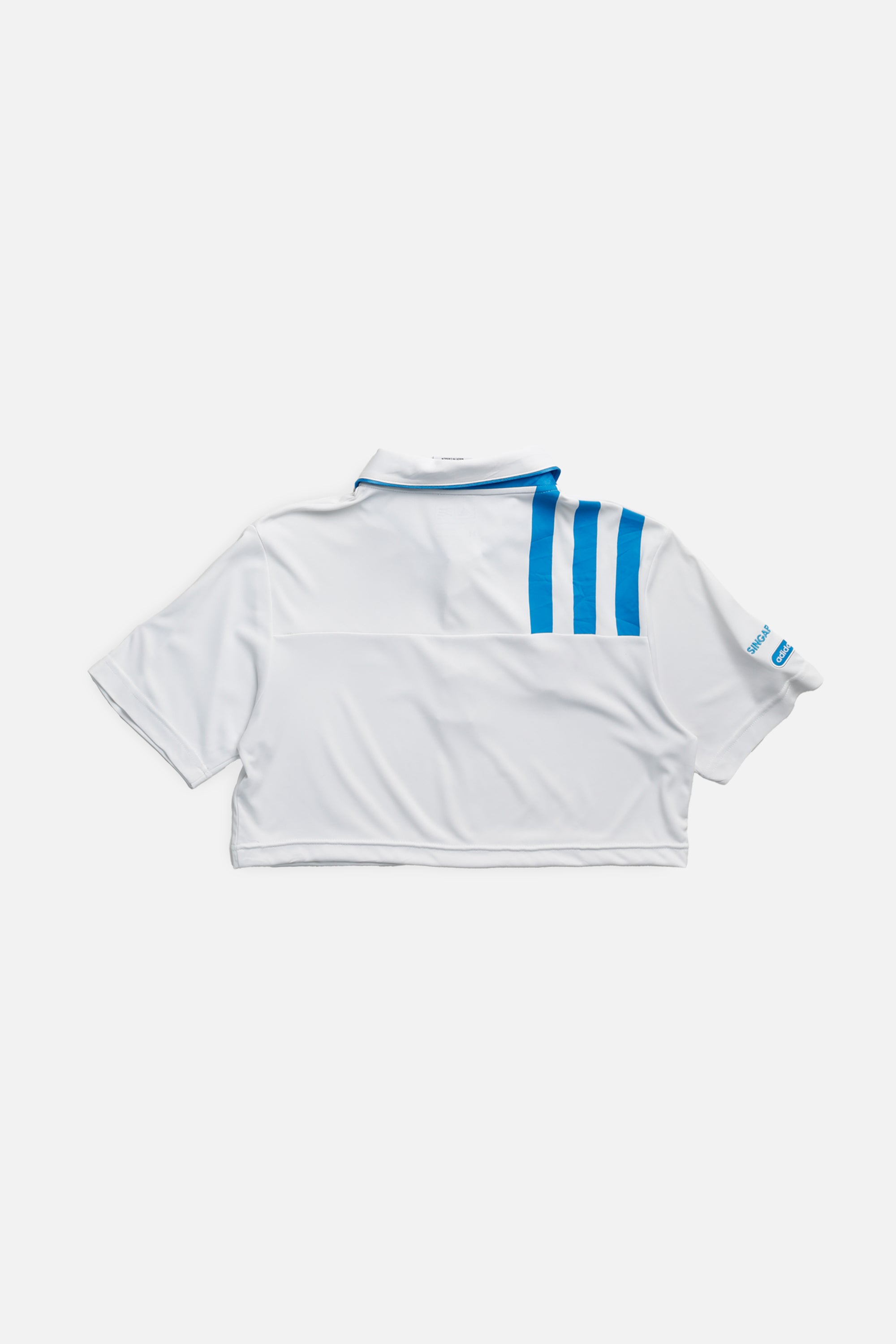 Rework Crop Soccer Jersey - S-JERSEYS-vendor-unknown-S-Frankie Collective Rare Vintage Streetwear Reworks