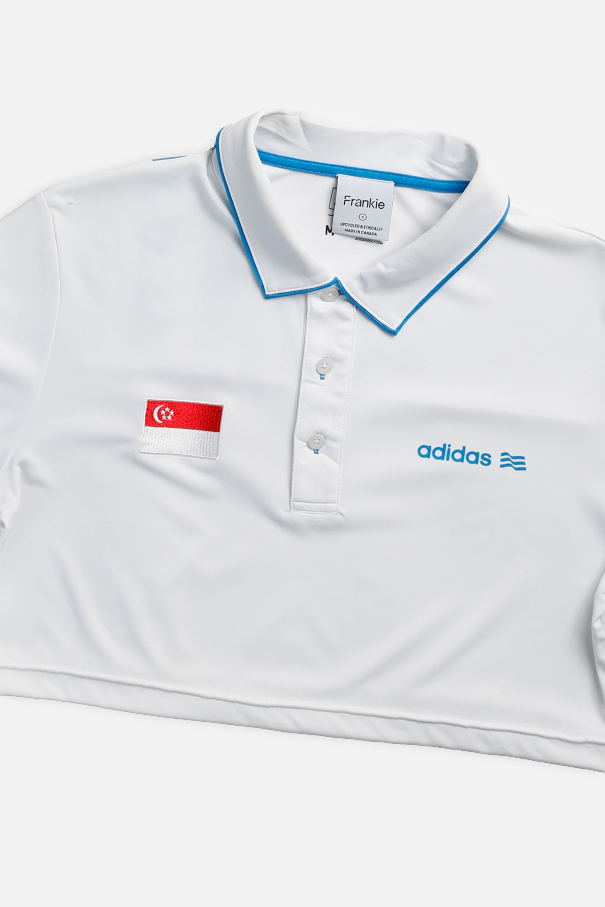 Rework Crop Soccer Jersey - S-JERSEYS-vendor-unknown-S-Frankie Collective Rare Vintage Streetwear Reworks