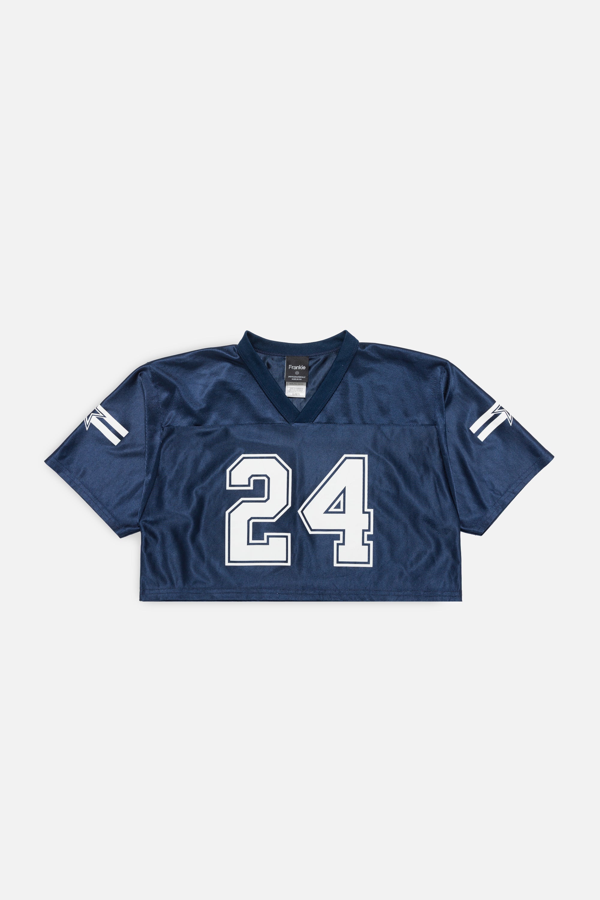 Rework Dallas Cowboys Crop Jersey-NFL-Frankie Collective-Rework-Vintage-Streetwear