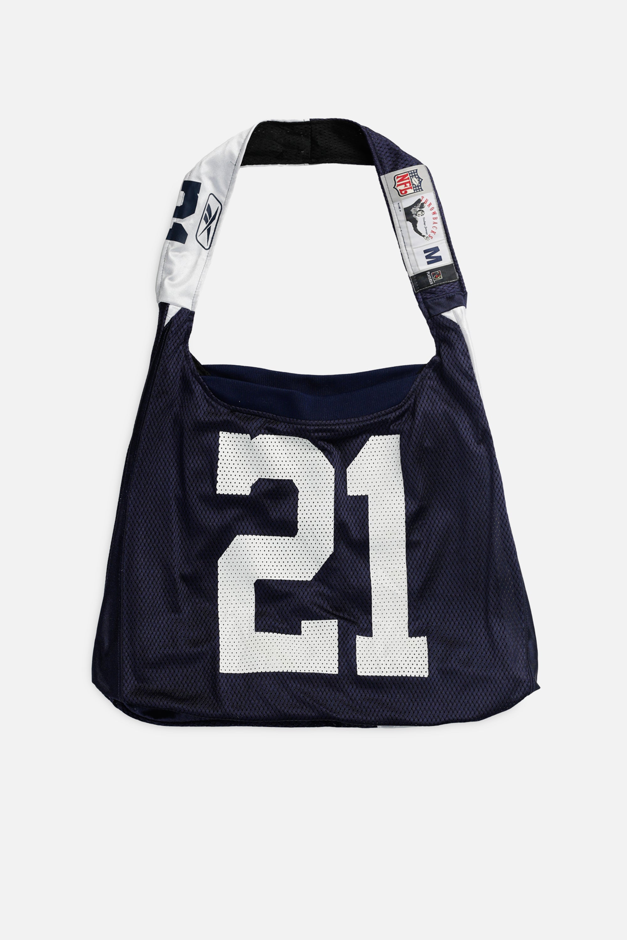 Rework Dallas Cowboys NFL Tote Bag-BAGS-NFL-Frankie Collective Rare Vintage Streetwear Reworks