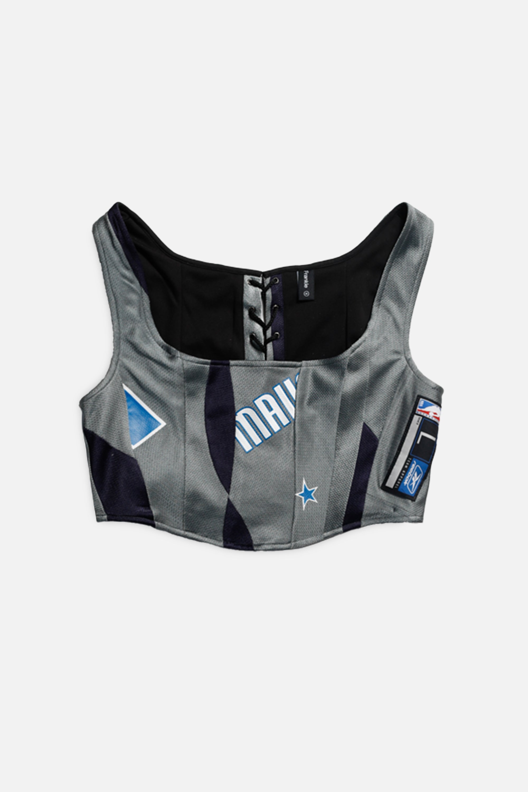 Rework Dallas Mavericks NBA Corset - M-TOPS-NBA-M-Frankie Collective Rare Vintage Streetwear Reworks