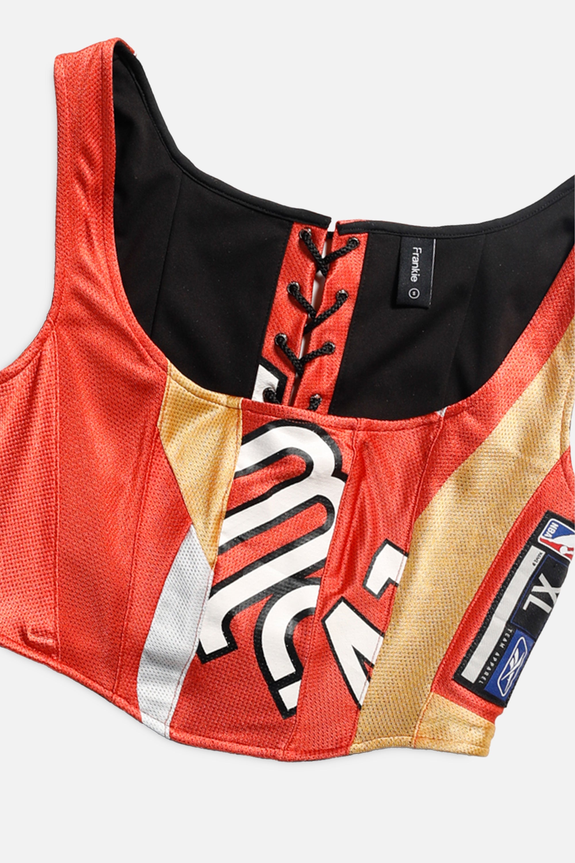 Rework Dallas Mavericks NBA Corset - S-TOPS-NBA-S-Frankie Collective Rare Vintage Streetwear Reworks