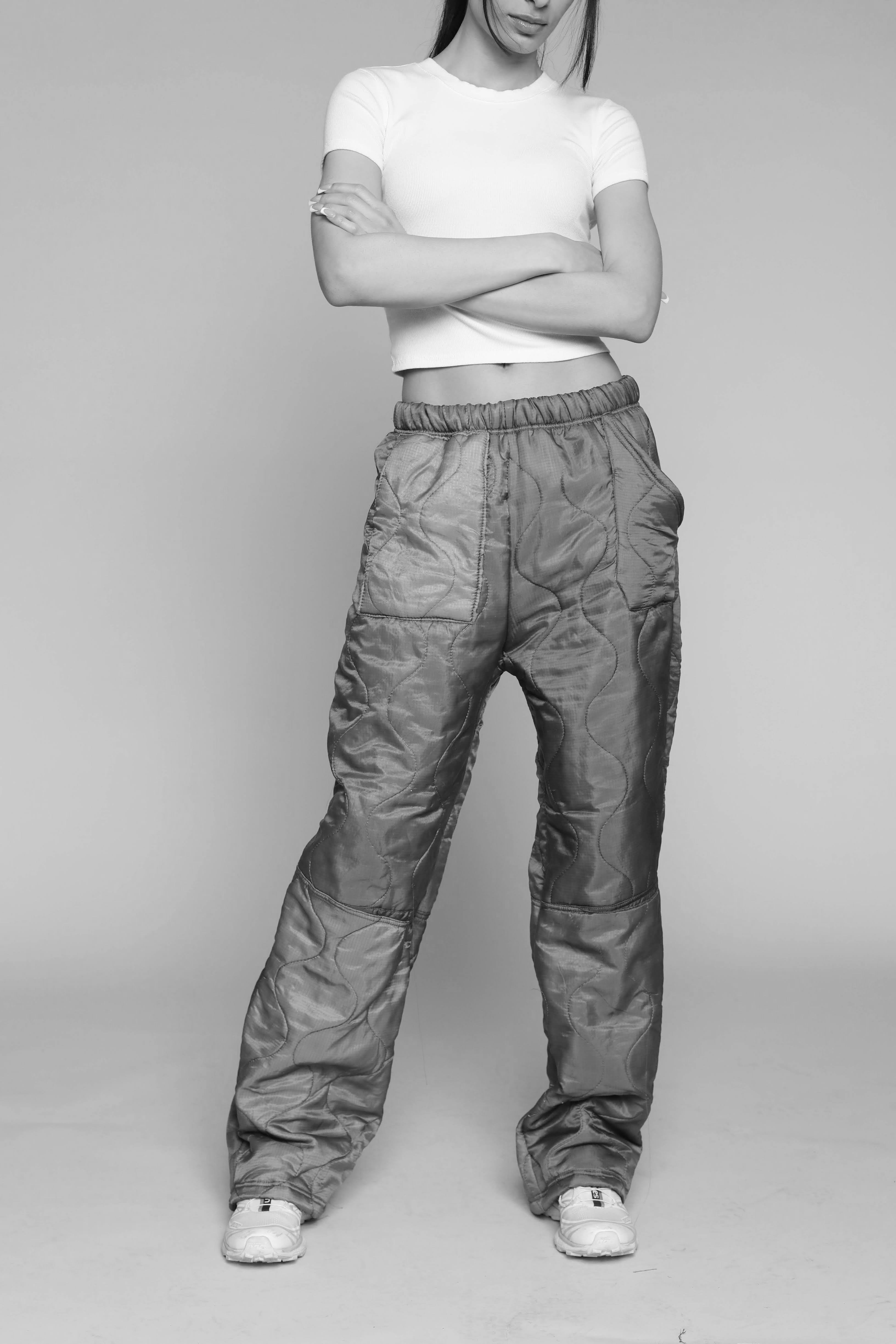 Rework F-22 Surplus Liner Pants - XS-BOTTOMS-Frankie-Frankie Collective Rare Vintage Streetwear Reworks