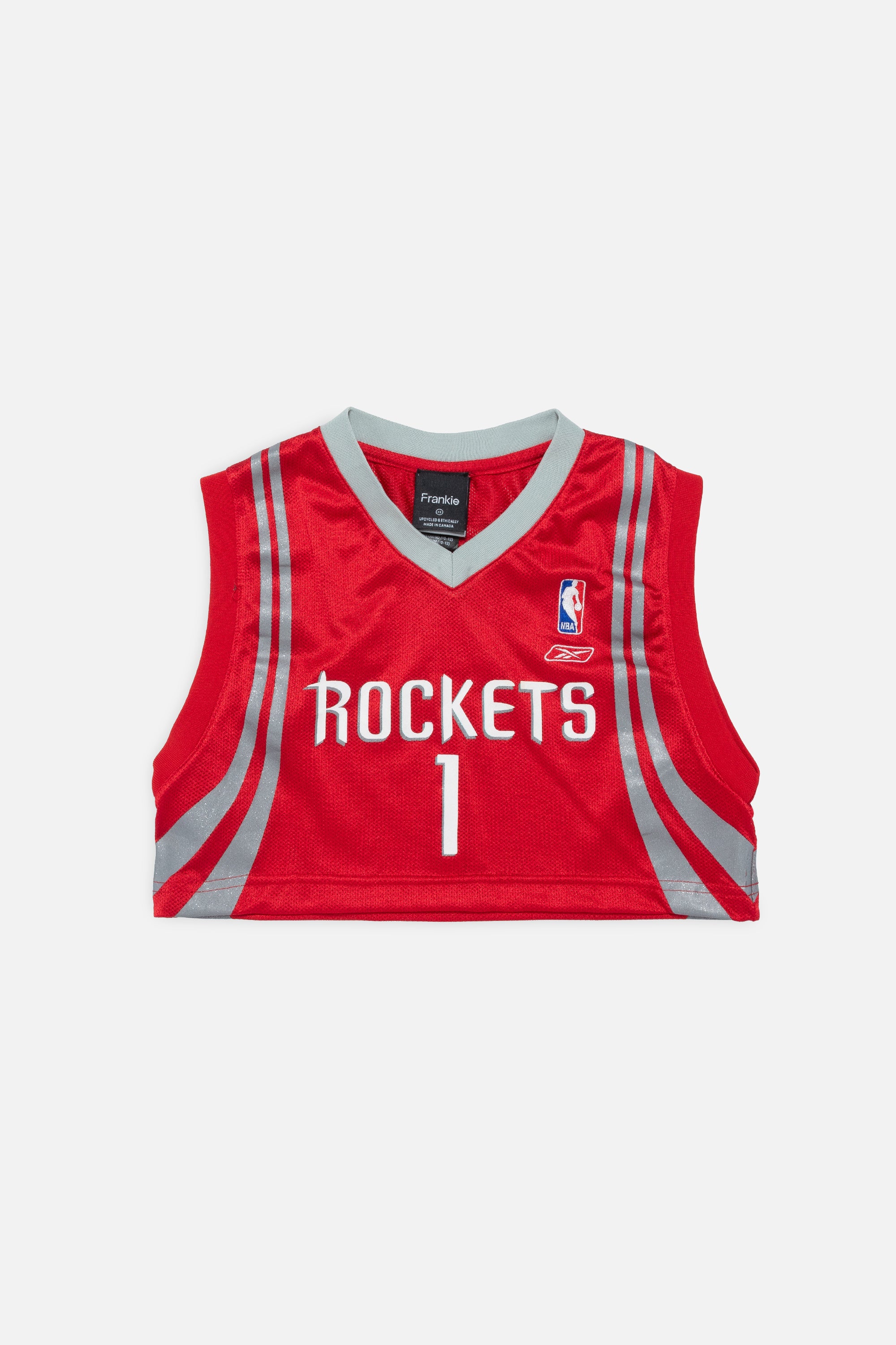 Rework Houston Rockets Crop Jersey - XS-JERSEYS-NBA-Frankie Collective
