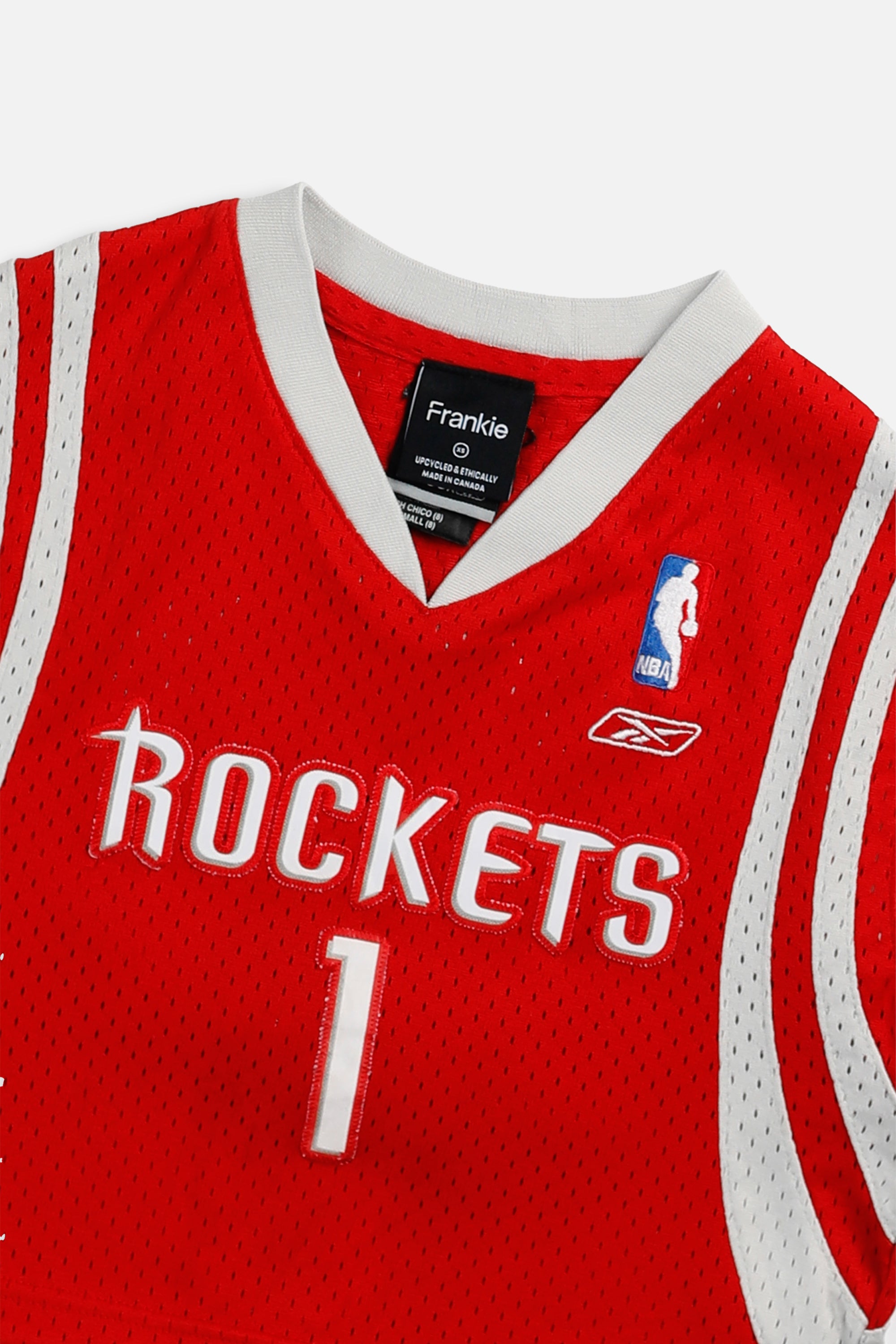 Rework Houston Rockets NBA Crop Jersey - XS-JERSEYS-NBA-Frankie Collective