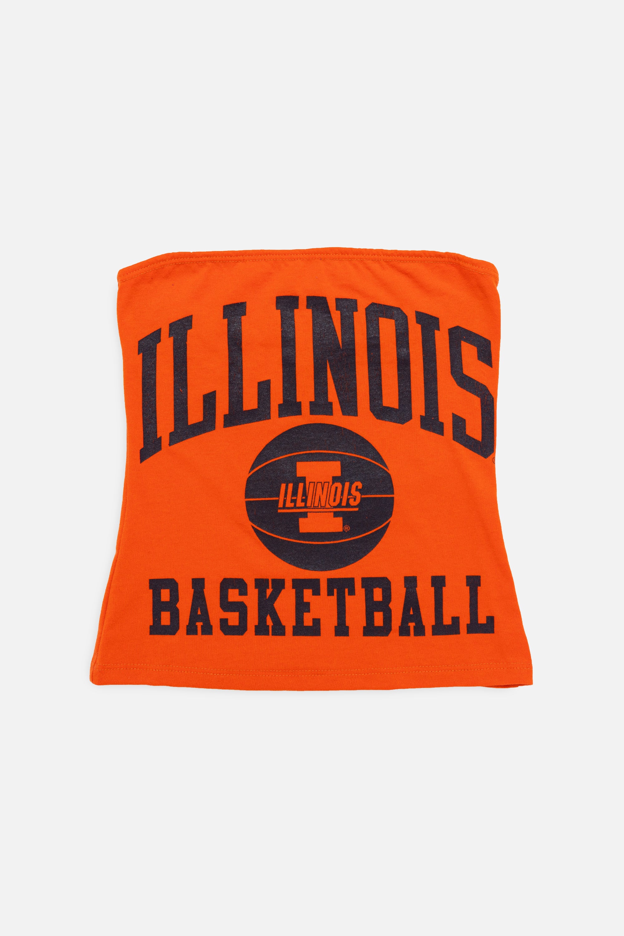 Rework Illinois Basketball Tube Top - S-TOPS-NBA-Frankie Collective