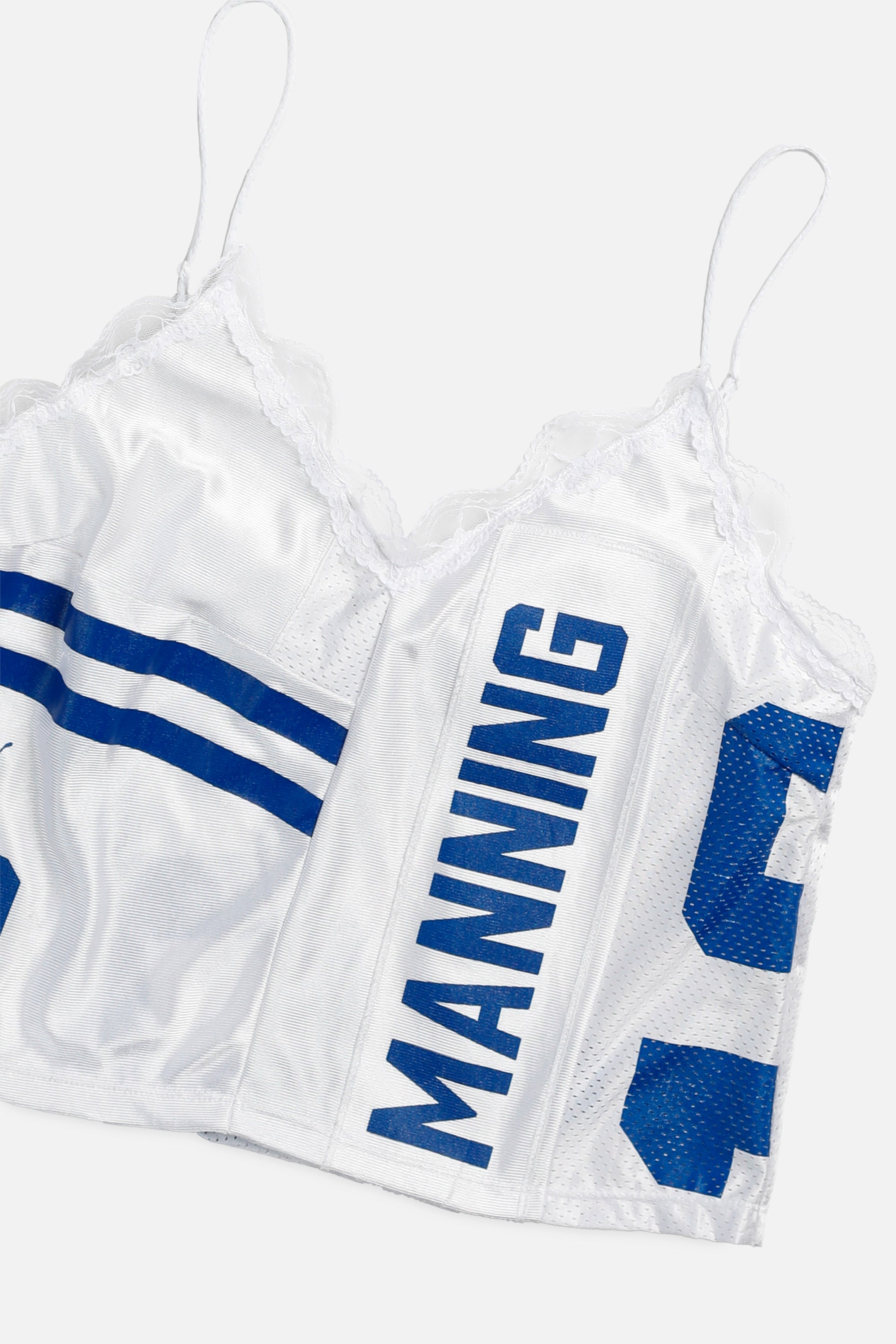 Rework Indianapolis Colts NFL Lace Tank - XL-TOPS-NFL-XL-Frankie Collective Rare Vintage Streetwear Reworks