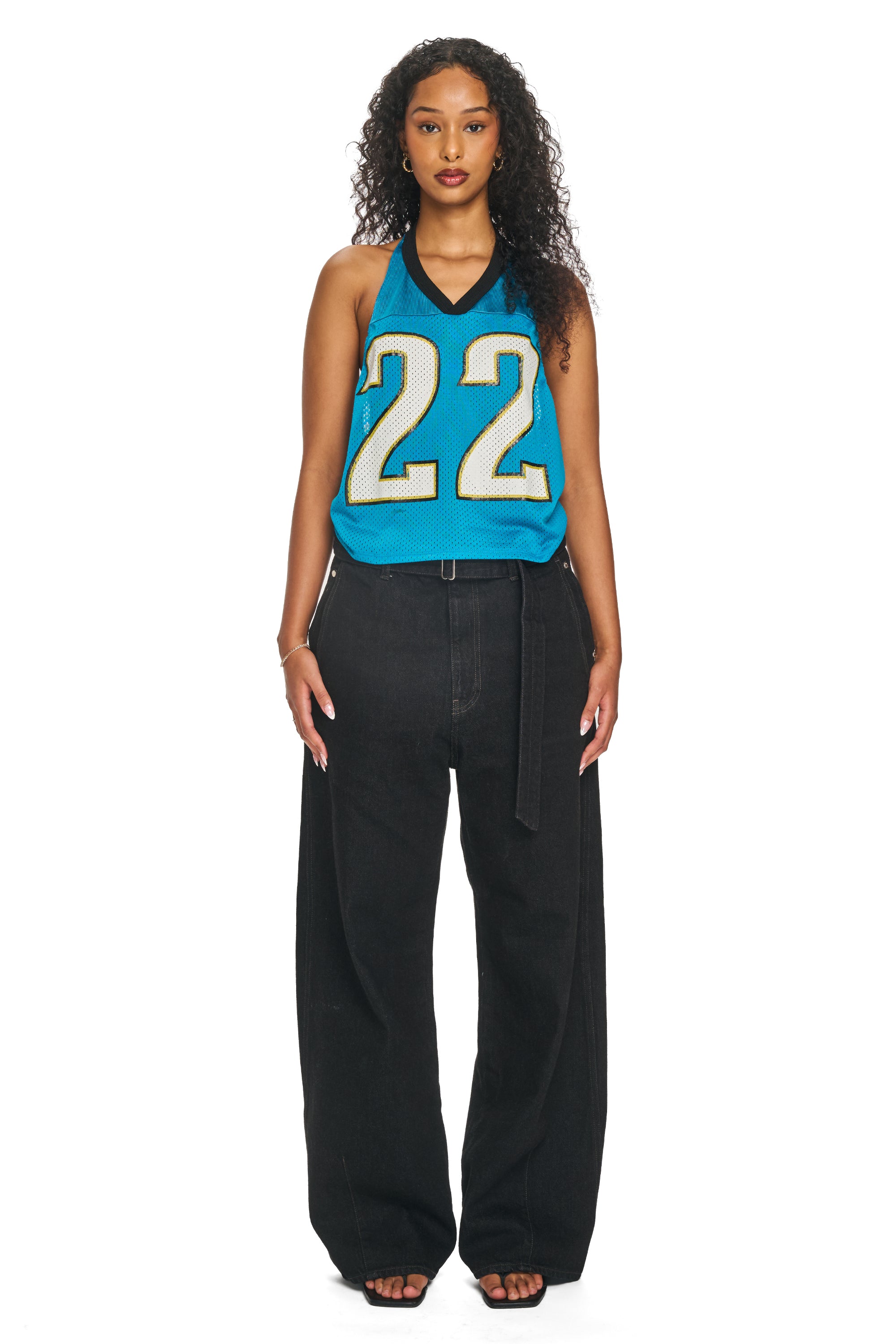 Rework Jacksonville Jaguars Halter Top-NFL-Frankie Collective-Rework-Vintage-Streetwear