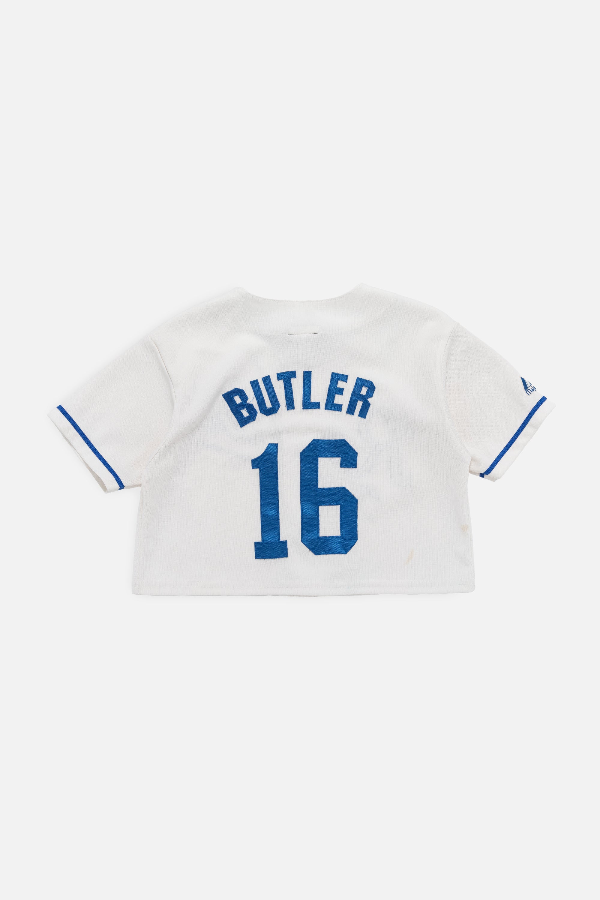 Rework Kansas City Royals Crop Jersey-MLB-Frankie Collective-Rework-Vintage-Streetwear
