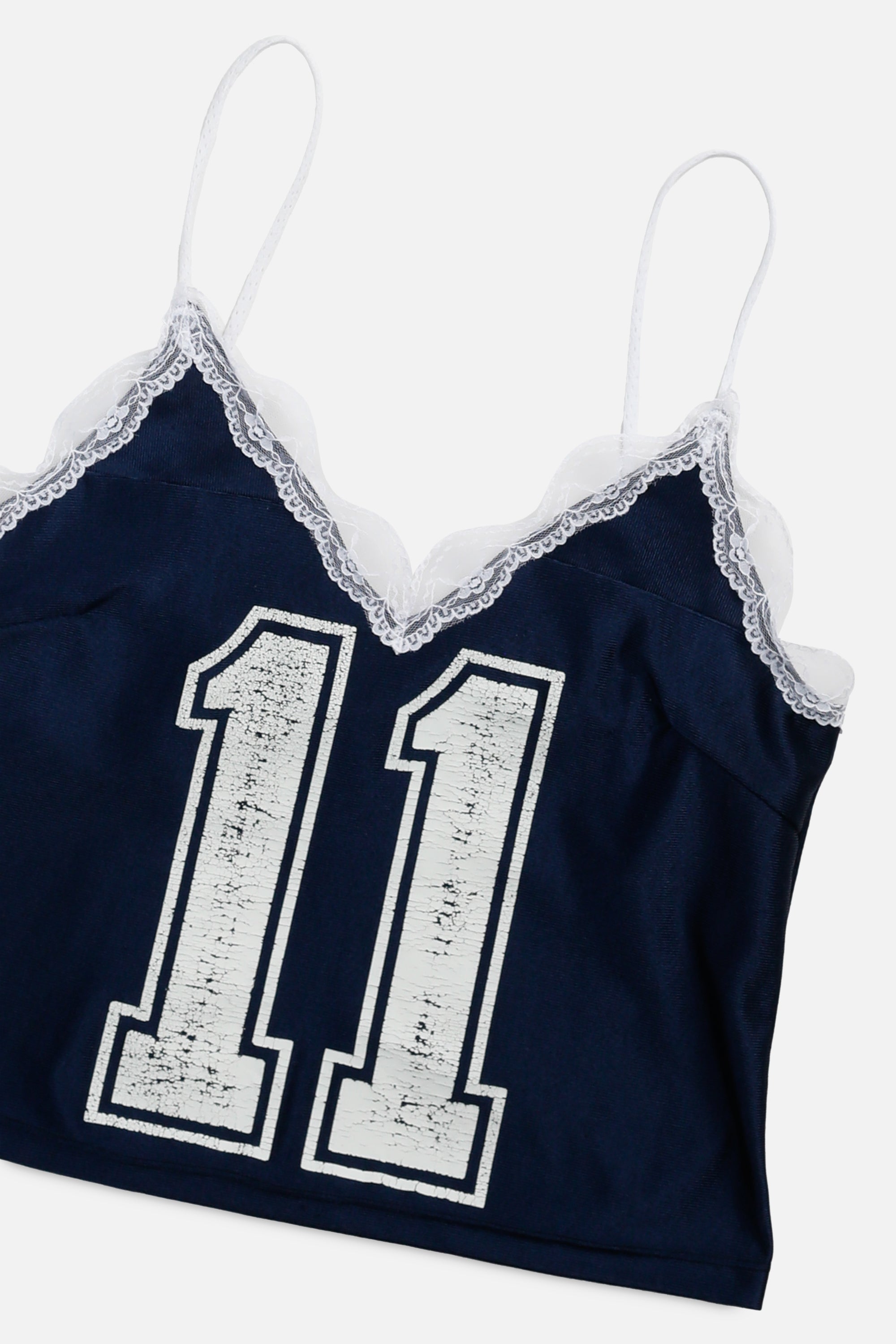Rework NFL Lace Tank - L-TOPS-NFL-L-Frankie Collective Rare Vintage Streetwear Reworks