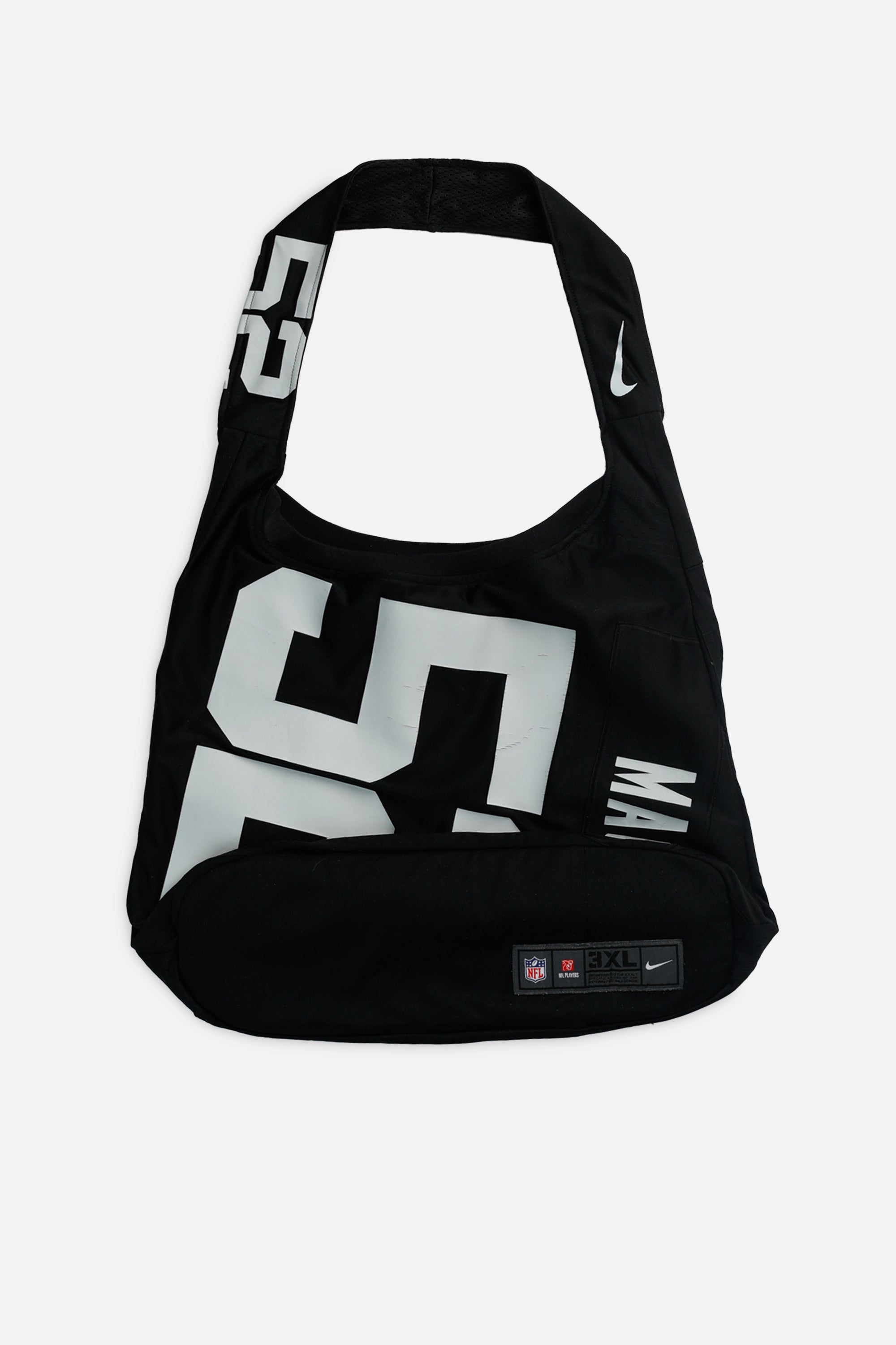 Rework Las Vegas Raiders NFL Tote Bag-BAGS-NFL-Frankie Collective Rare Vintage Streetwear Reworks
